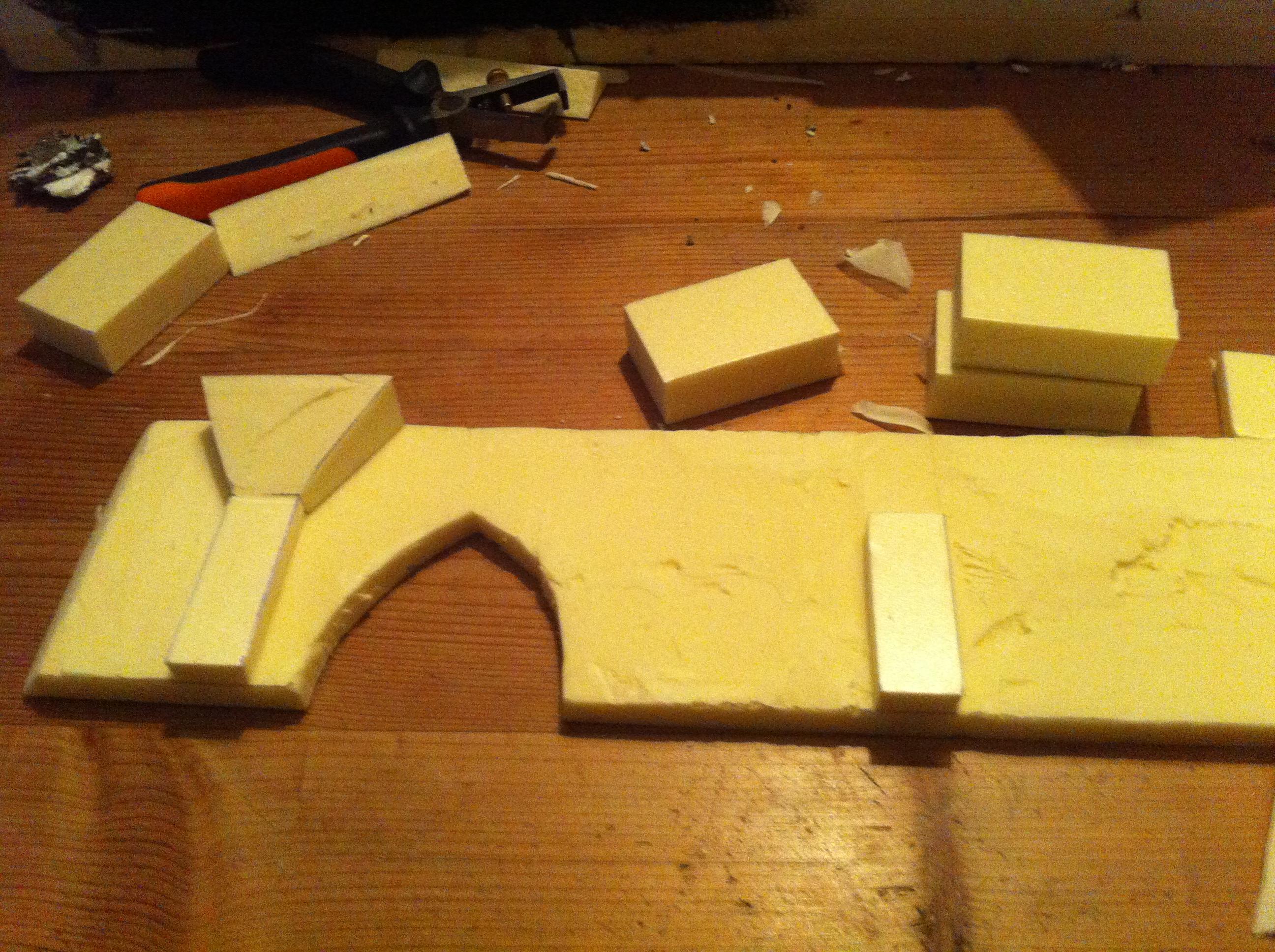 Battle, Board, Fortress, Space, Temple, Terrain, Wolves, Work In Progress