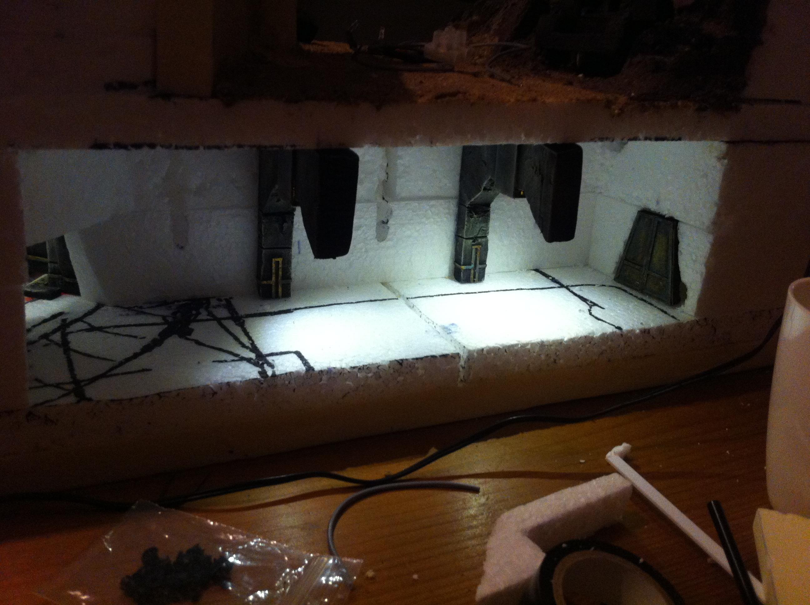 Battle, Board, Fortress, Space, Temple, Terrain, Wolves, Work In Progress