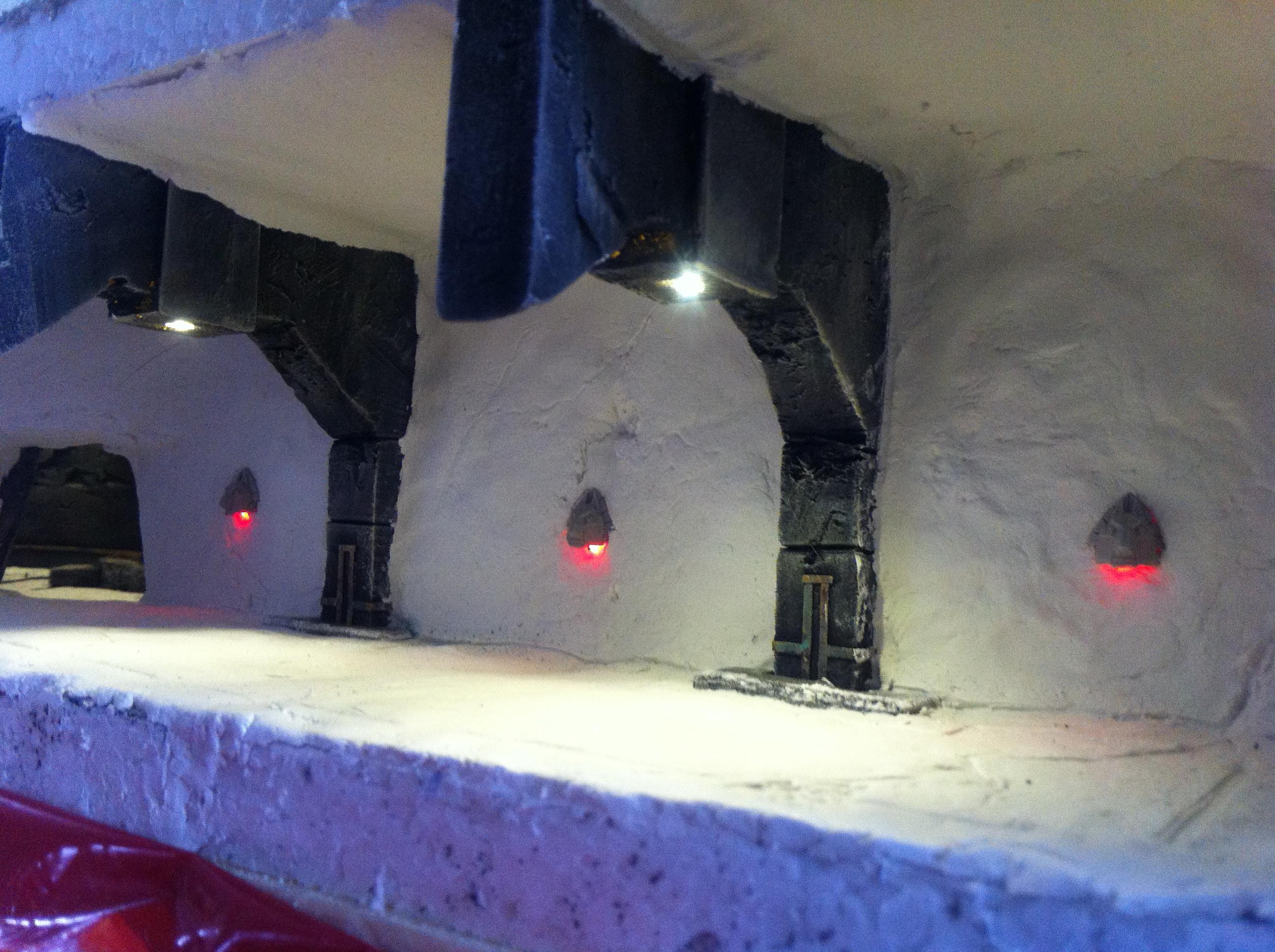 Battle, Board, Fortress, Space, Temple, Terrain, Wolves, Work In Progress