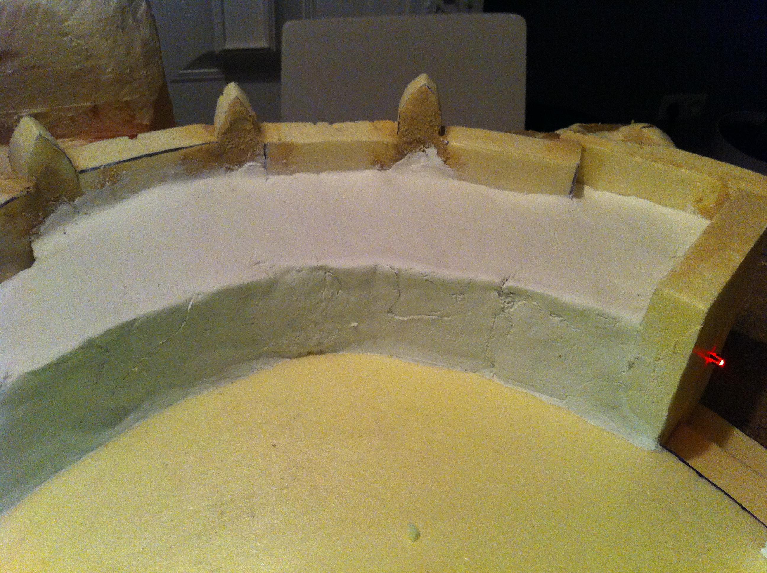 Battle, Board, Fortress, Space, Temple, Terrain, Wolves, Work In Progress