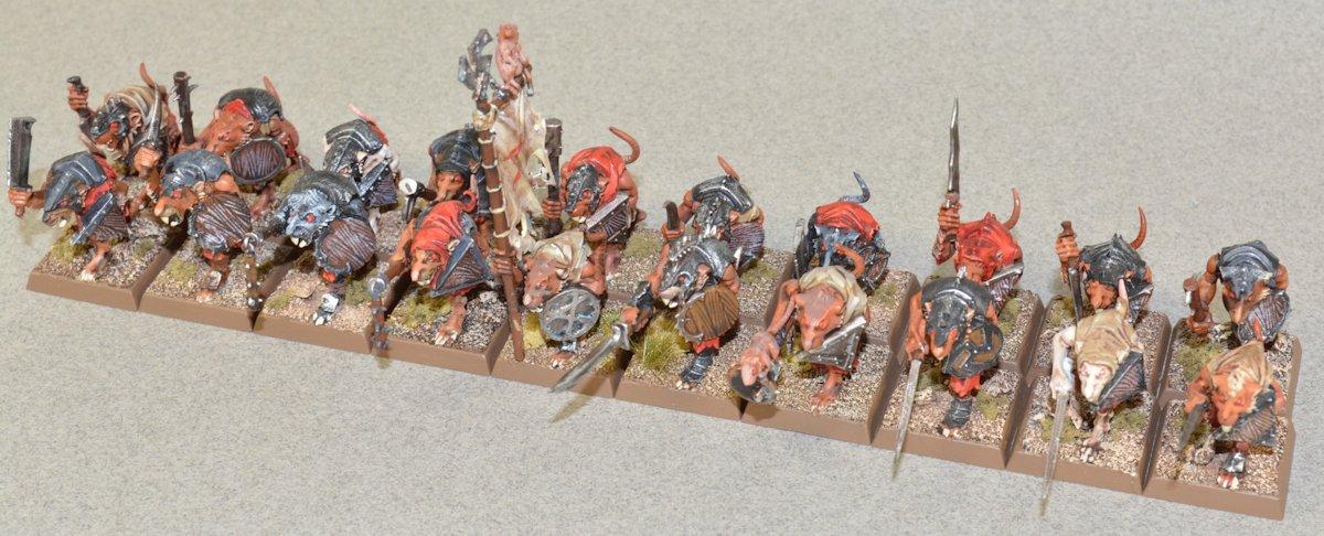 Skaven, Clanrats Hand Weapons Full Rank