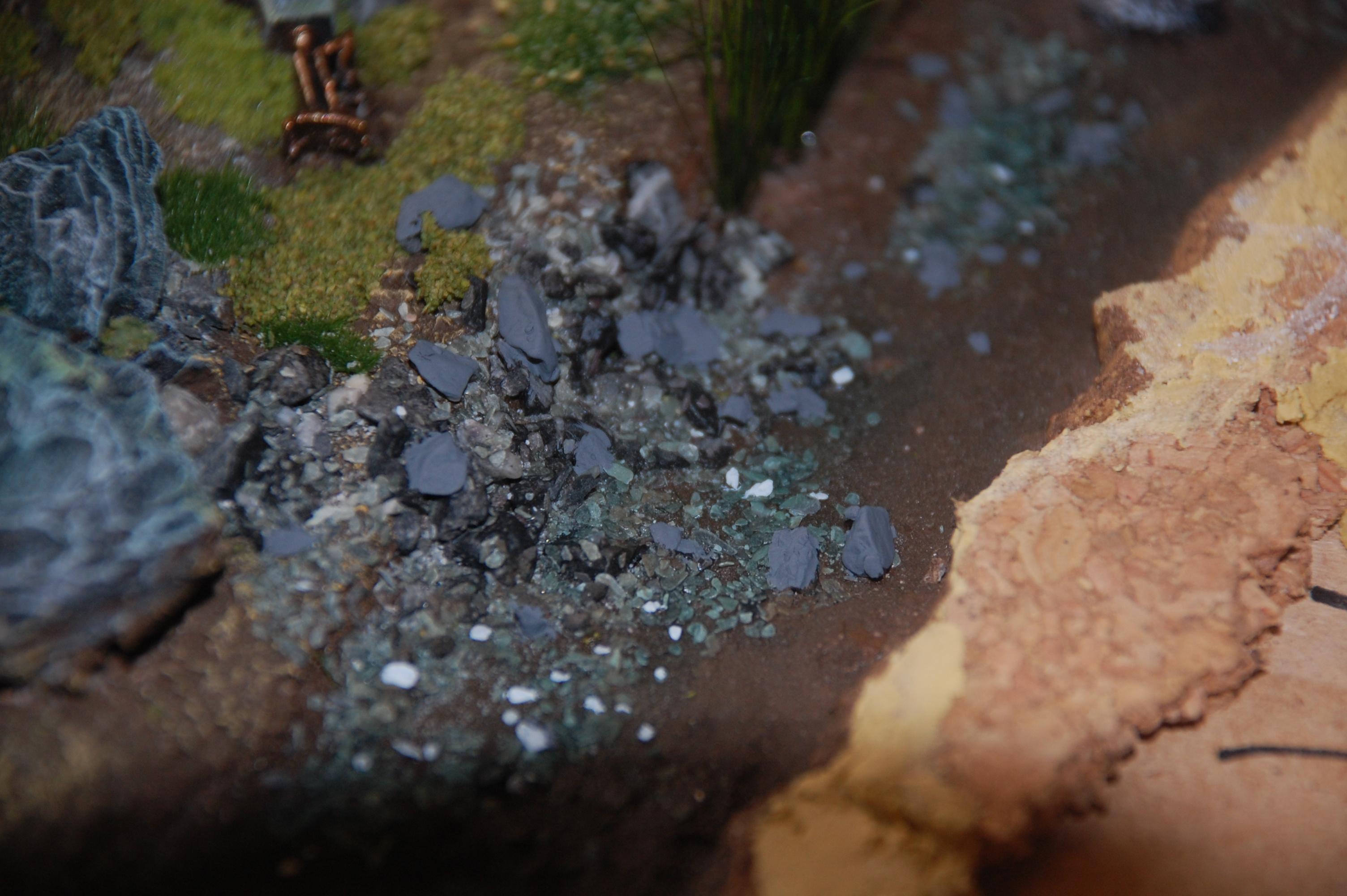 Some work on the river bed