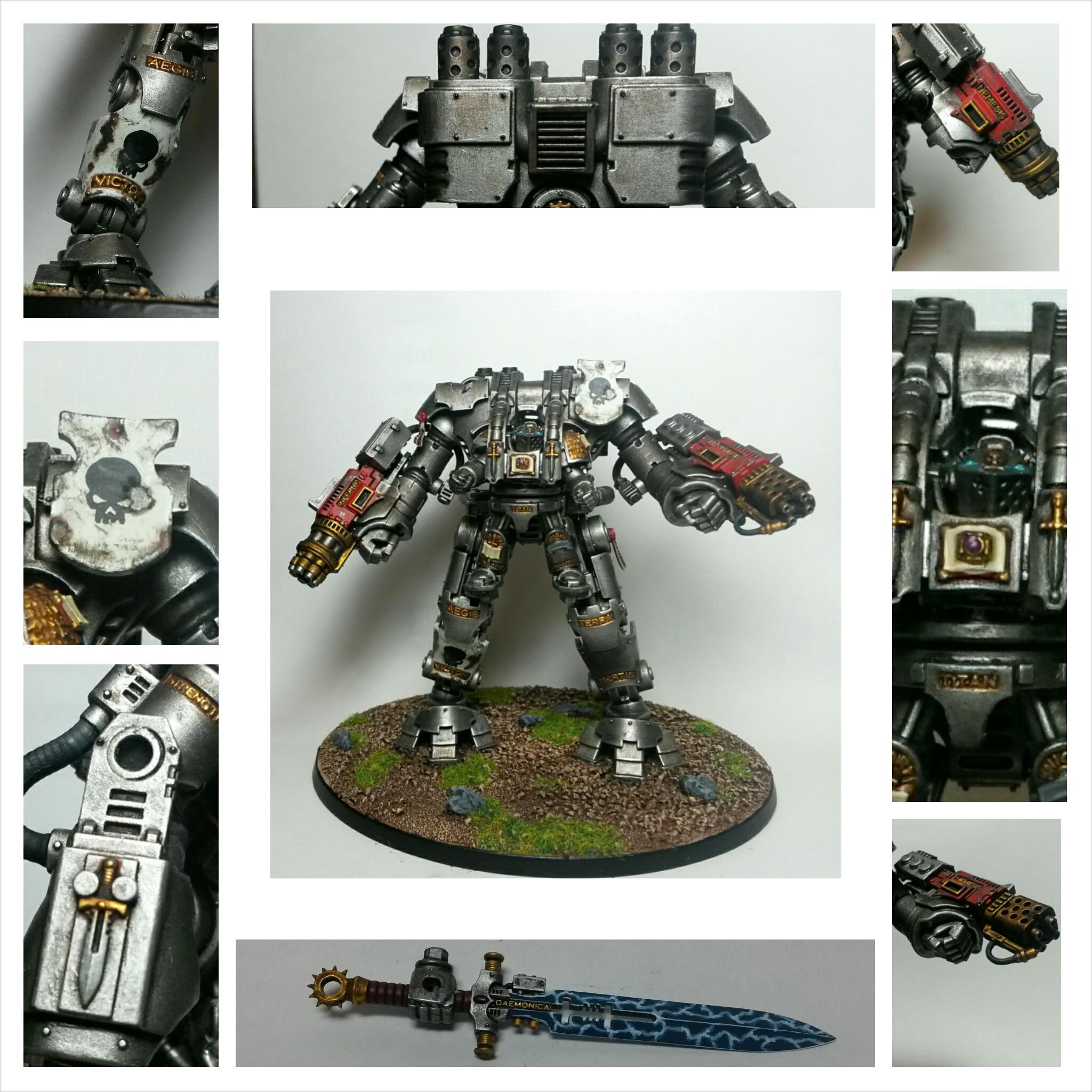 Dreadknight, Grey Knights, Magnetised, Weathered
