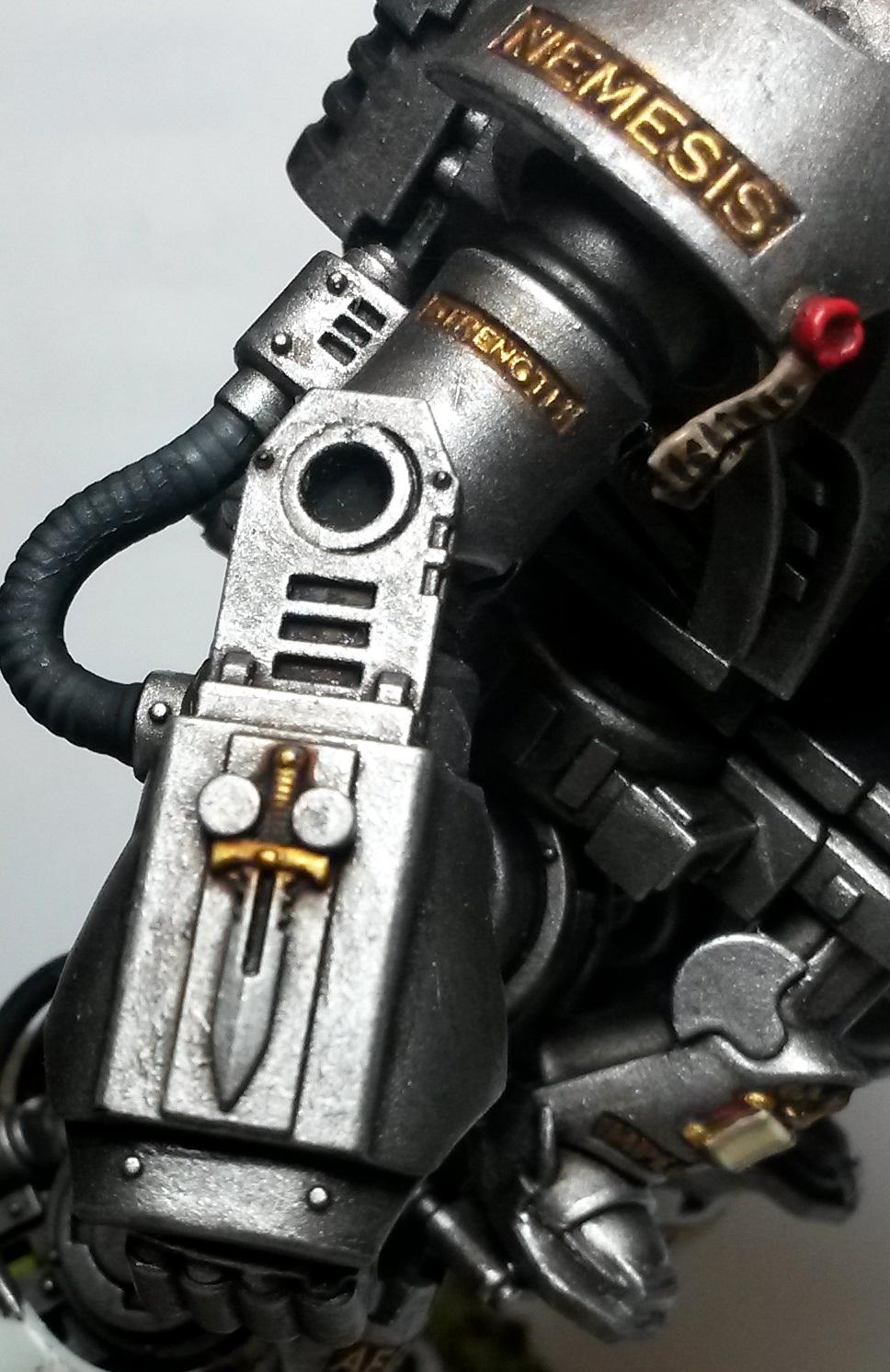 Dreadknight, Grey Knights, Magnetised, Weathered