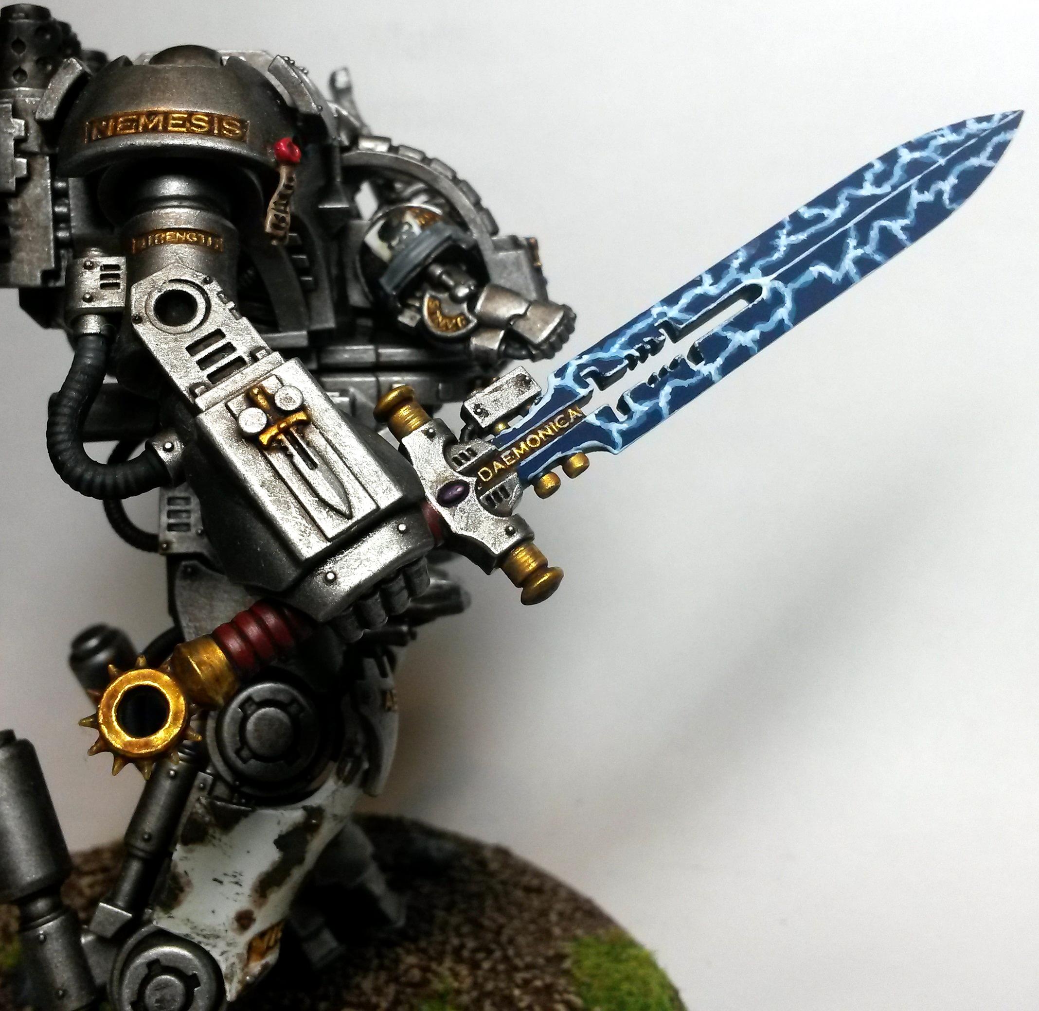 Dreadknight, Grey Knights, Magnetised, Weathered