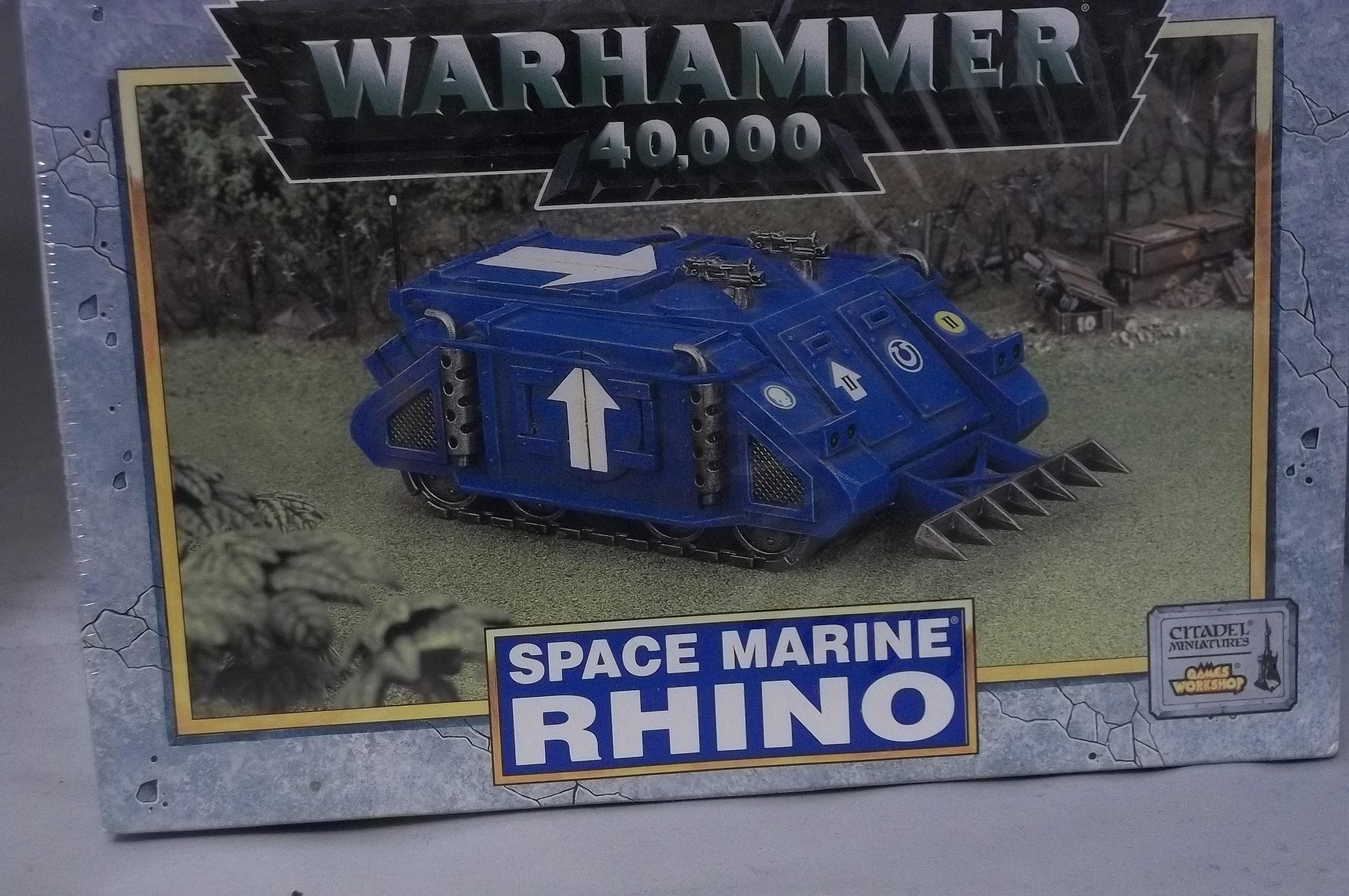 Retro, Rhino, Space Marines, Tank, Ultramarines