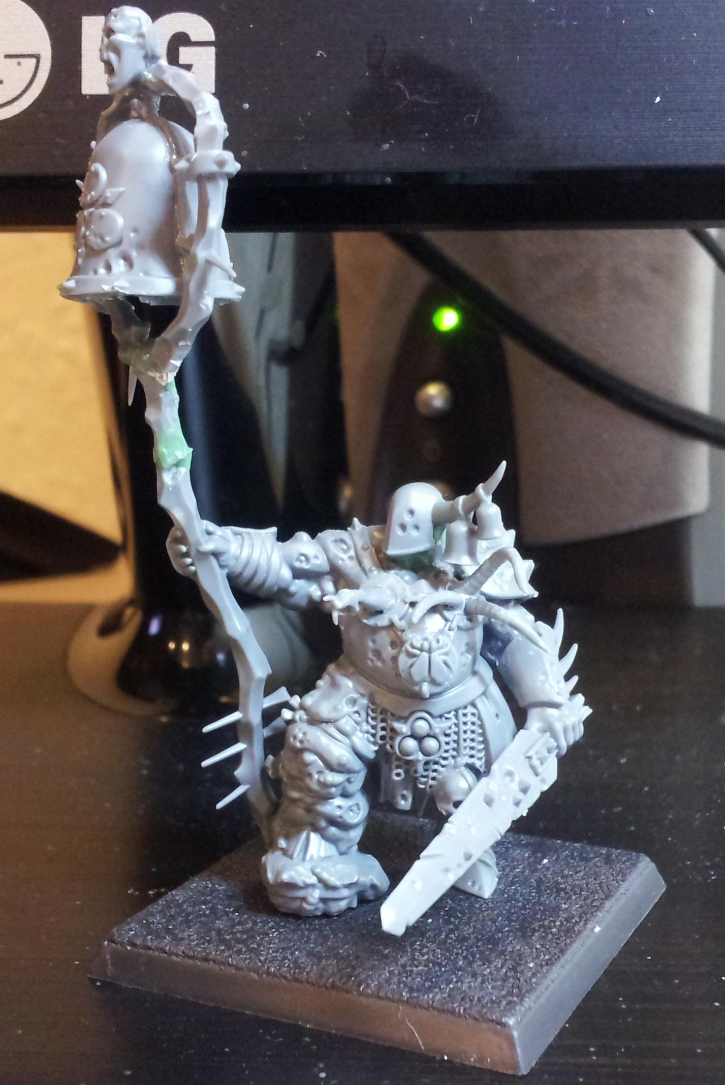 Blight Kings, Chaos Warrior, Nurgle, Putrid Blight Kings, Warriors Of Chaos, Work In Progress