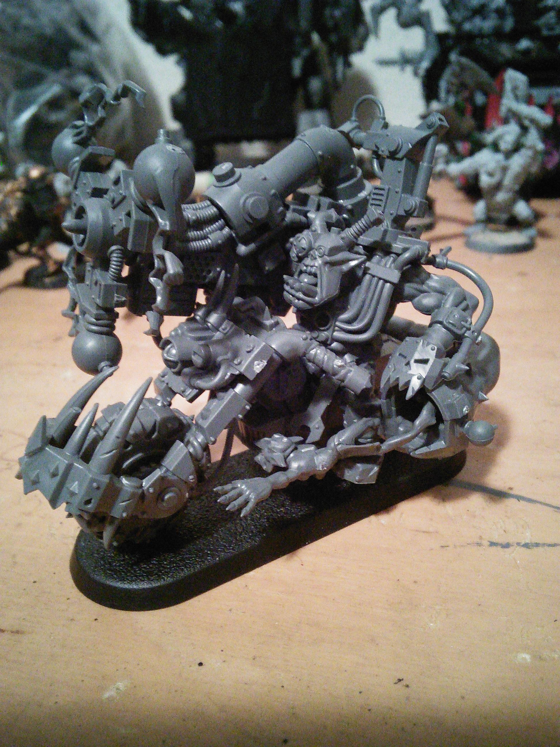 big mek w/shock attack on warbike