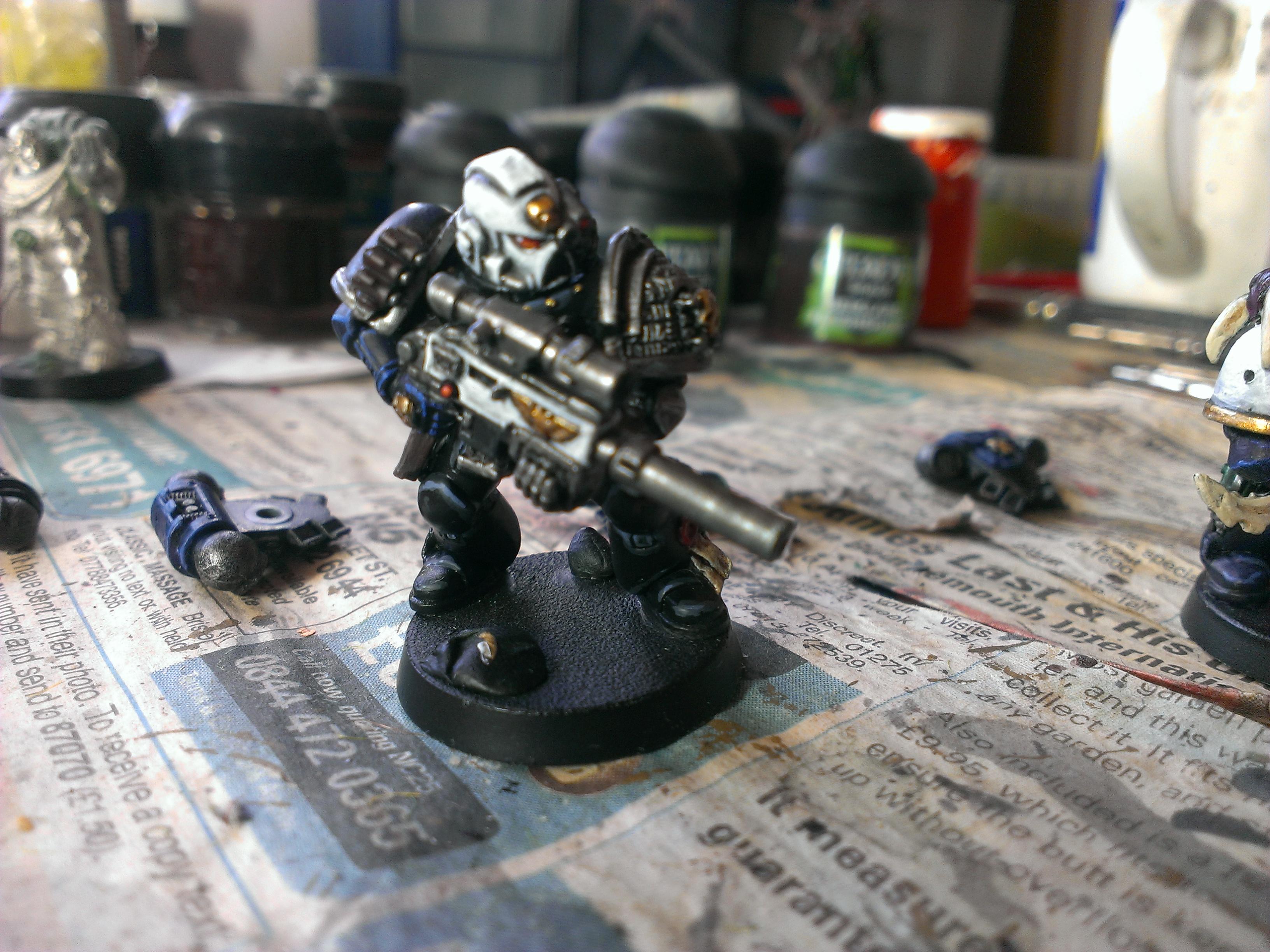 Conversion, Space Marines, Sternguard, Tyrannic War Veterans, Ultramarines, Work In Progress