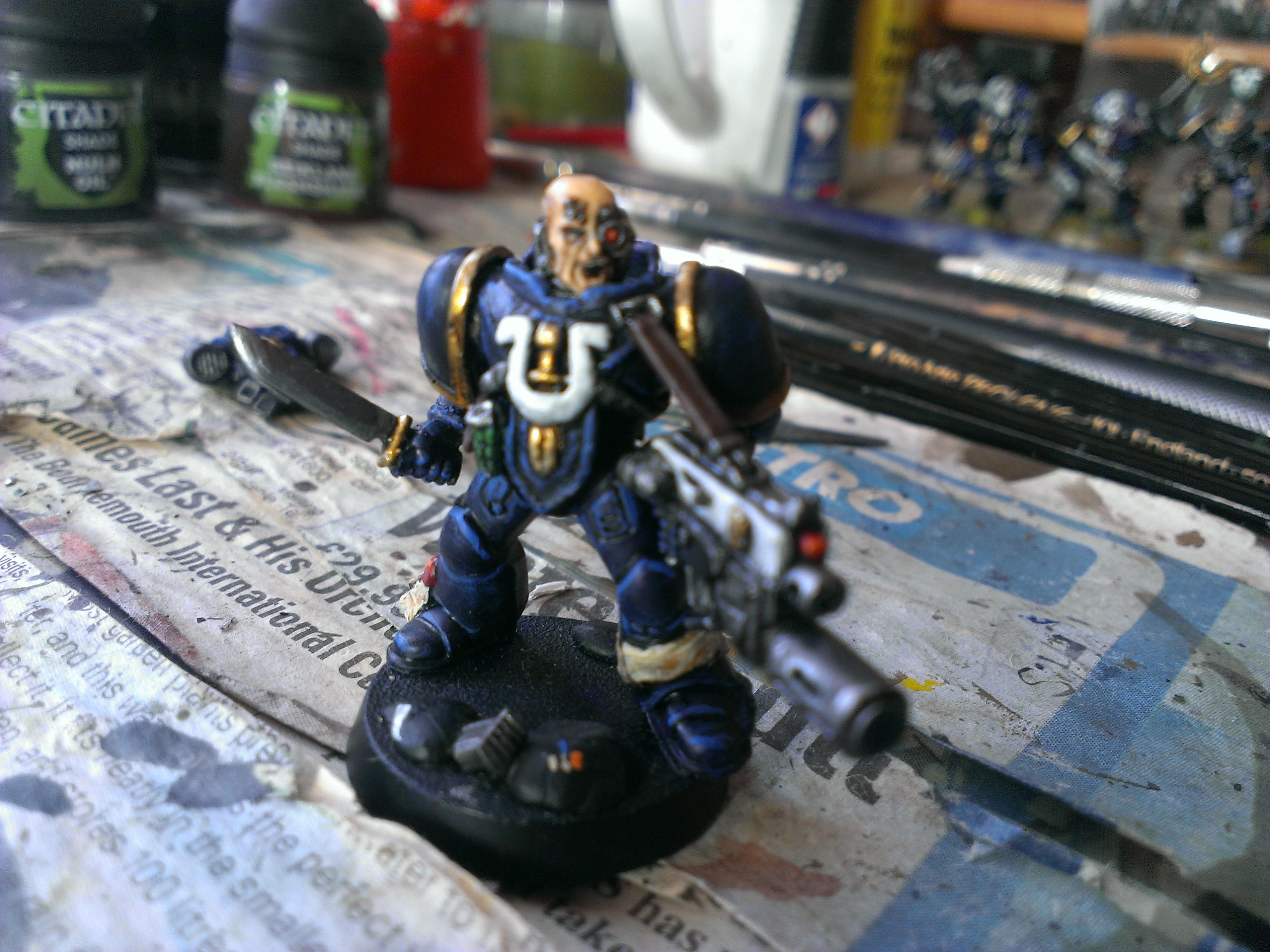 Conversion, Space Marines, Sternguard, Tyrannic War Veterans, Ultramarines, Work In Progress