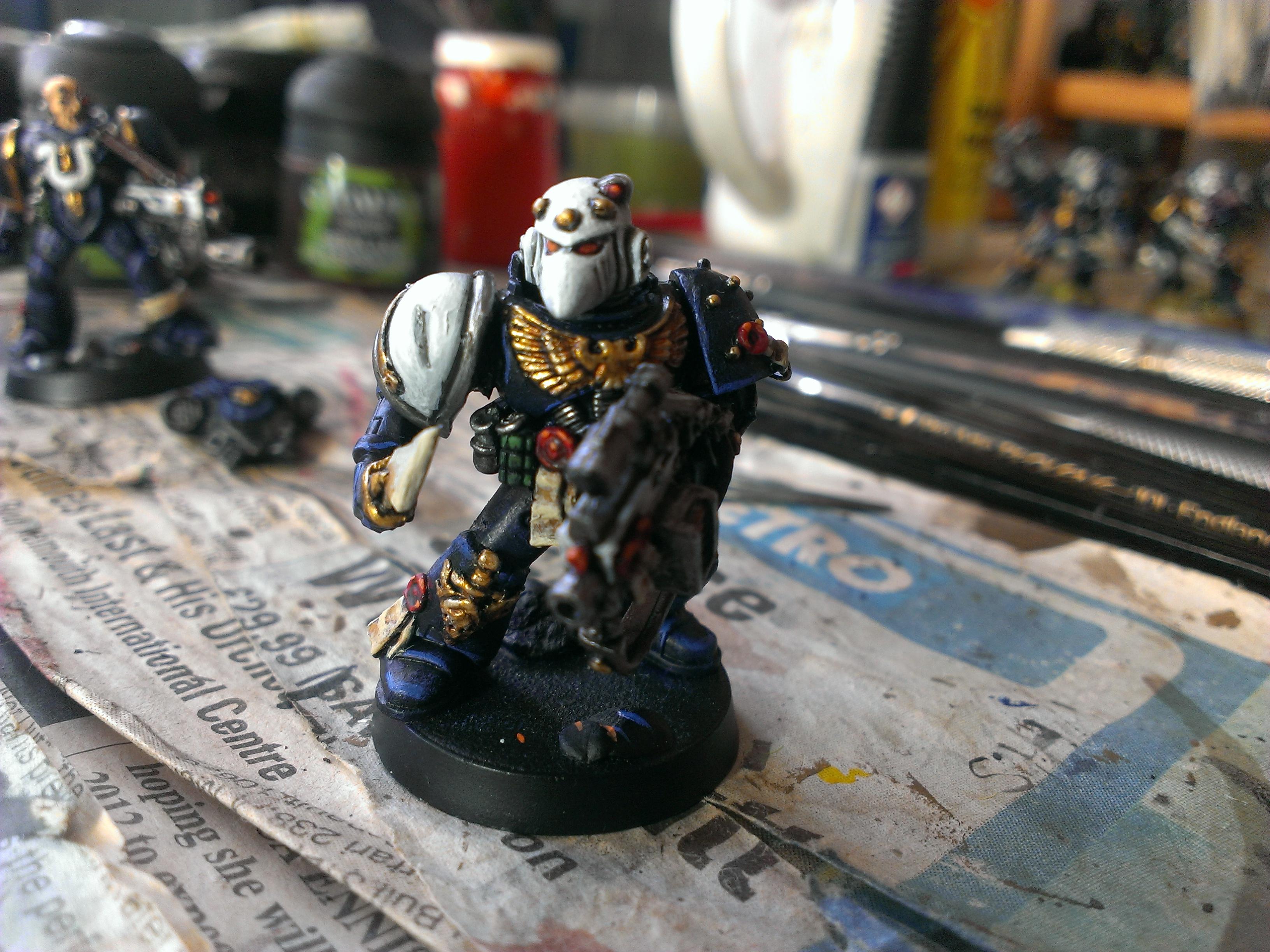 Conversion, Space Marines, Sternguard, Tyrannic War Veterans, Ultramarines, Work In Progress