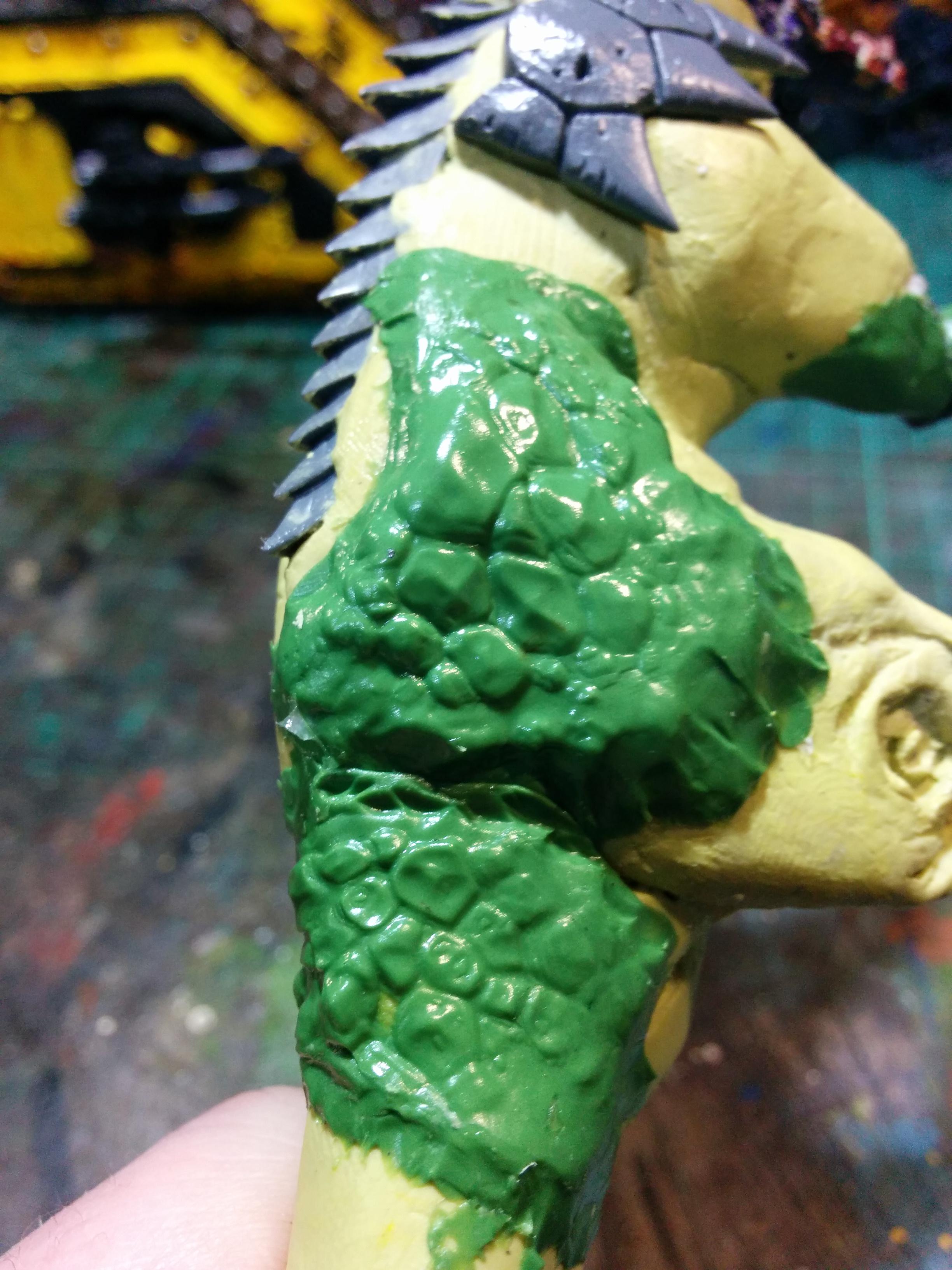 Sculpted Carnosaur scales