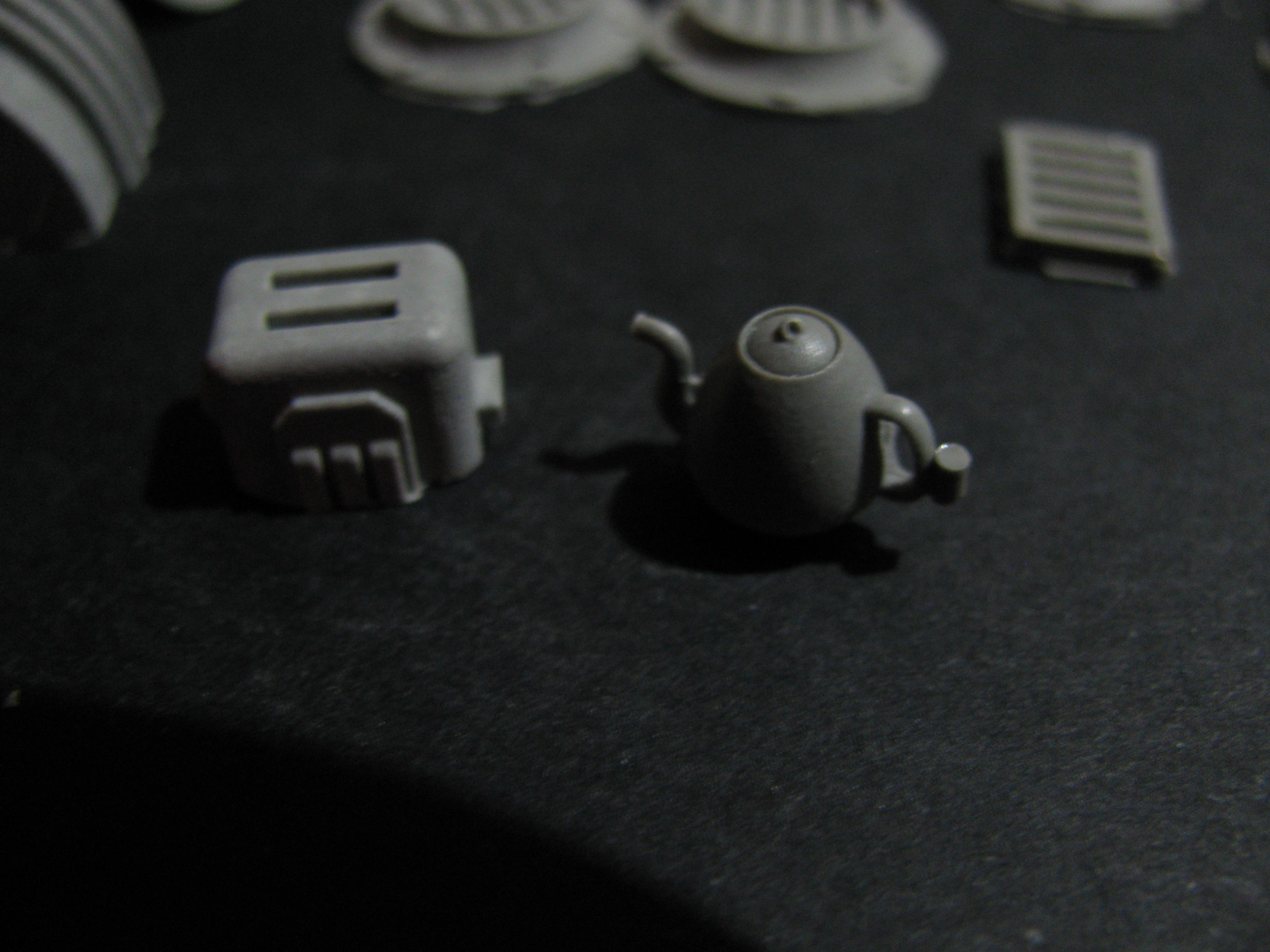 toaster and teapot