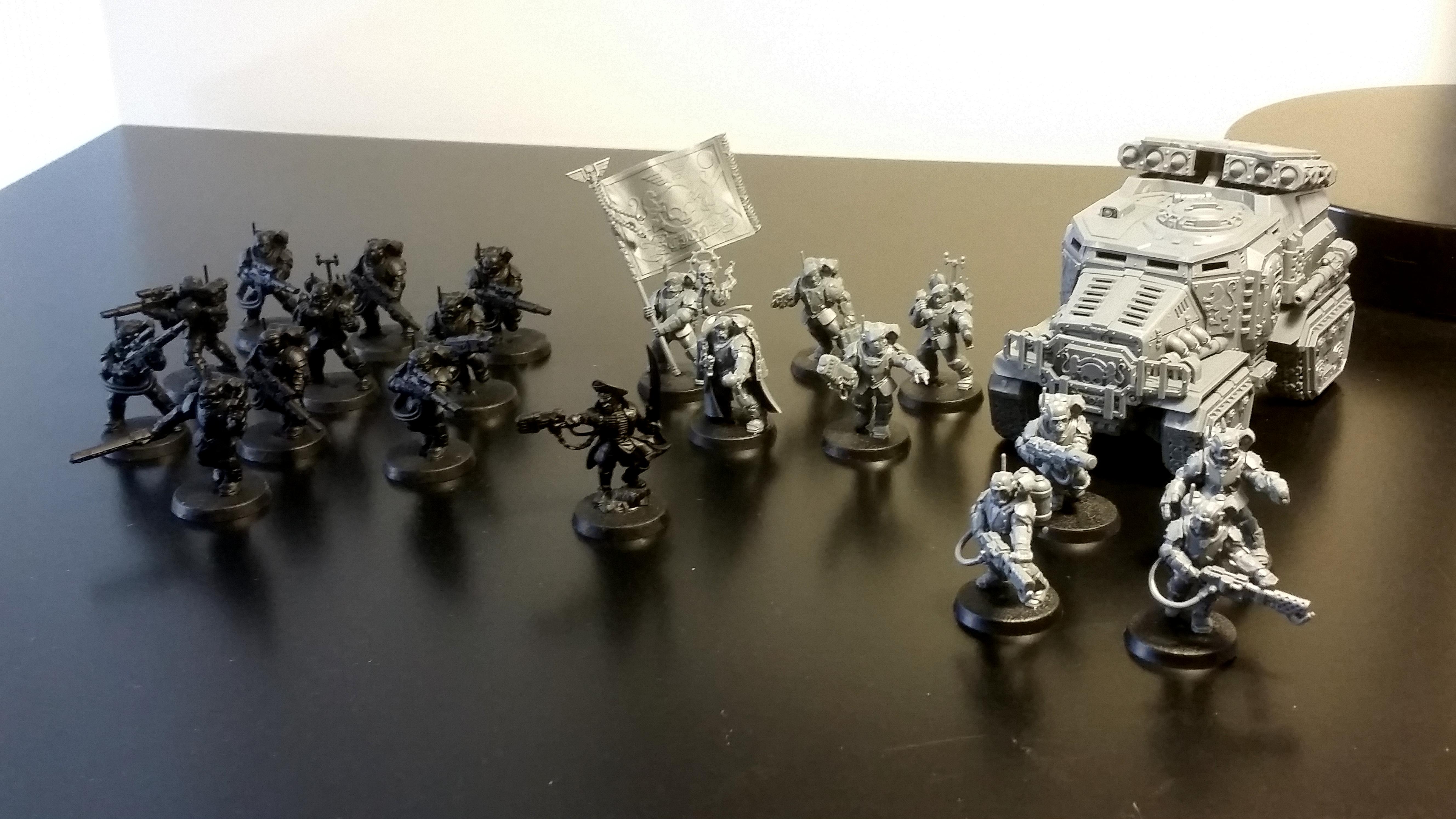 Astra Militarum, Imperial Guard, Kasrkin, Militarum Tempestus, Scions