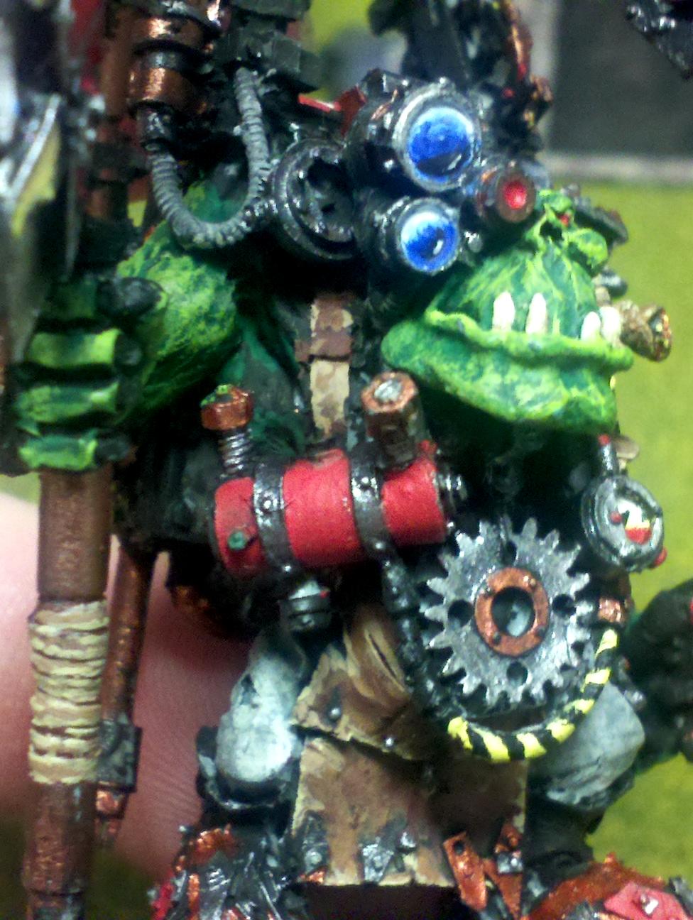 Big Mek Boss, Buzzgob, Orks, Orkwarboss, Warboss