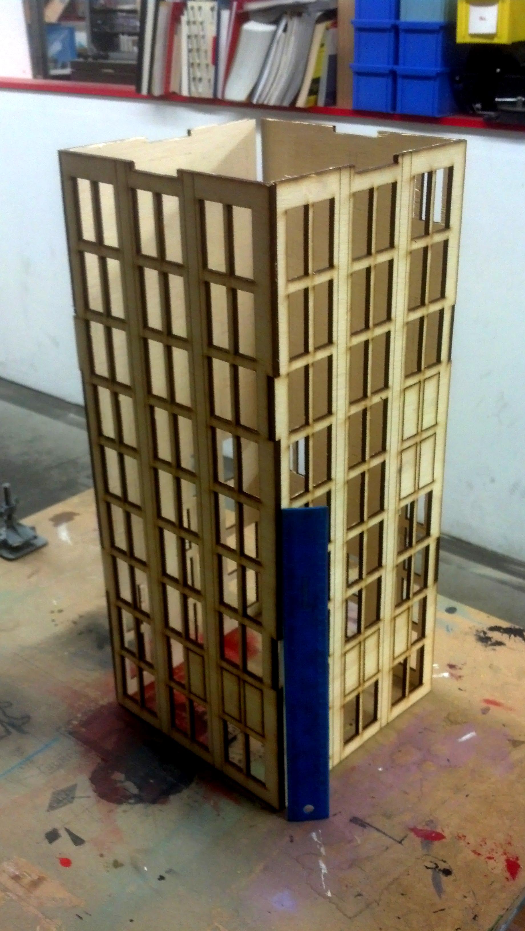 Large Buildings, Laser Cut, Skyscrapers