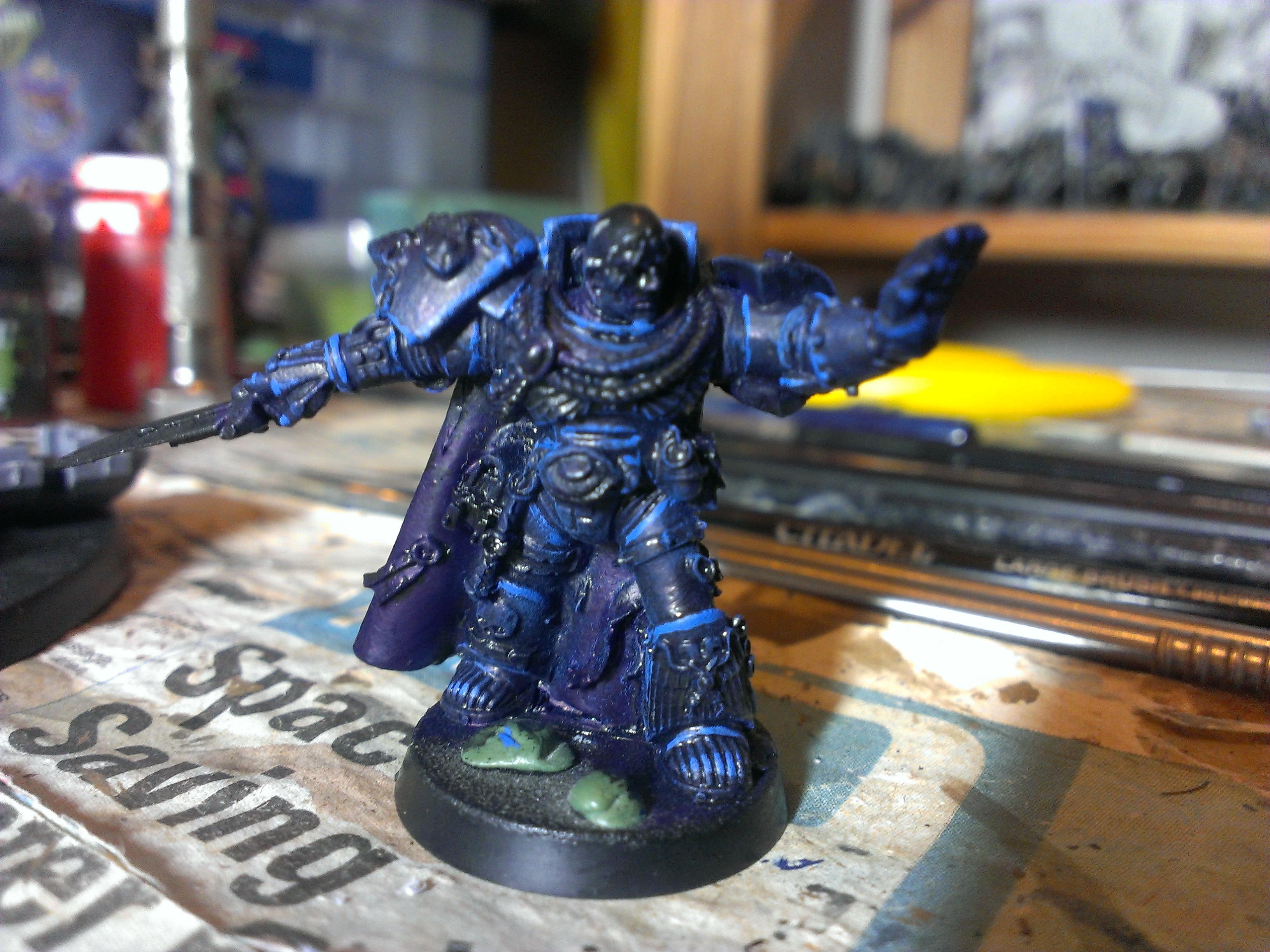 Conversion, Librarian, Space Marines, Ultramarines, Work In Progress