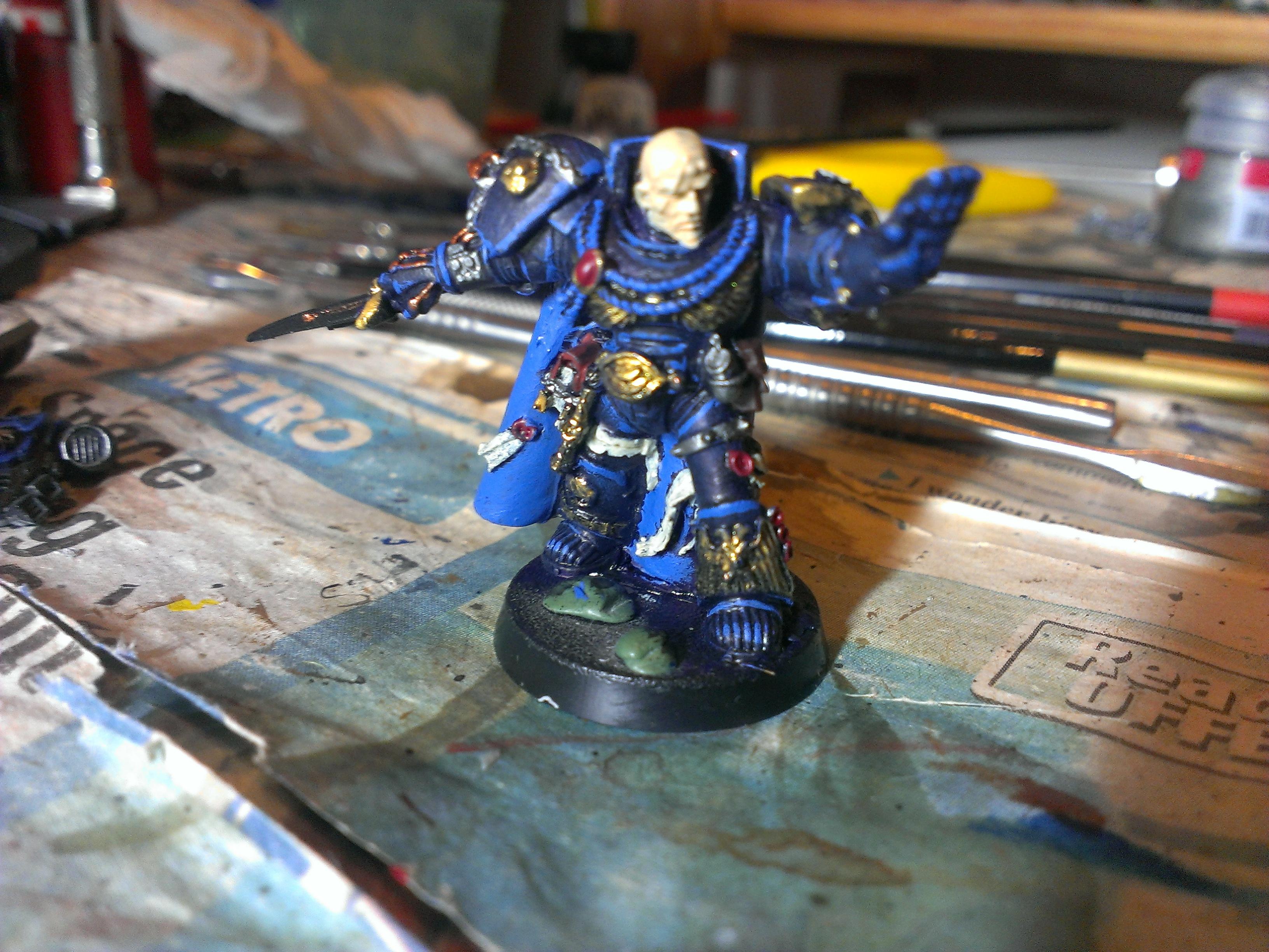 Conversion, Librarian, Space Marines, Ultramarines, Work In Progress