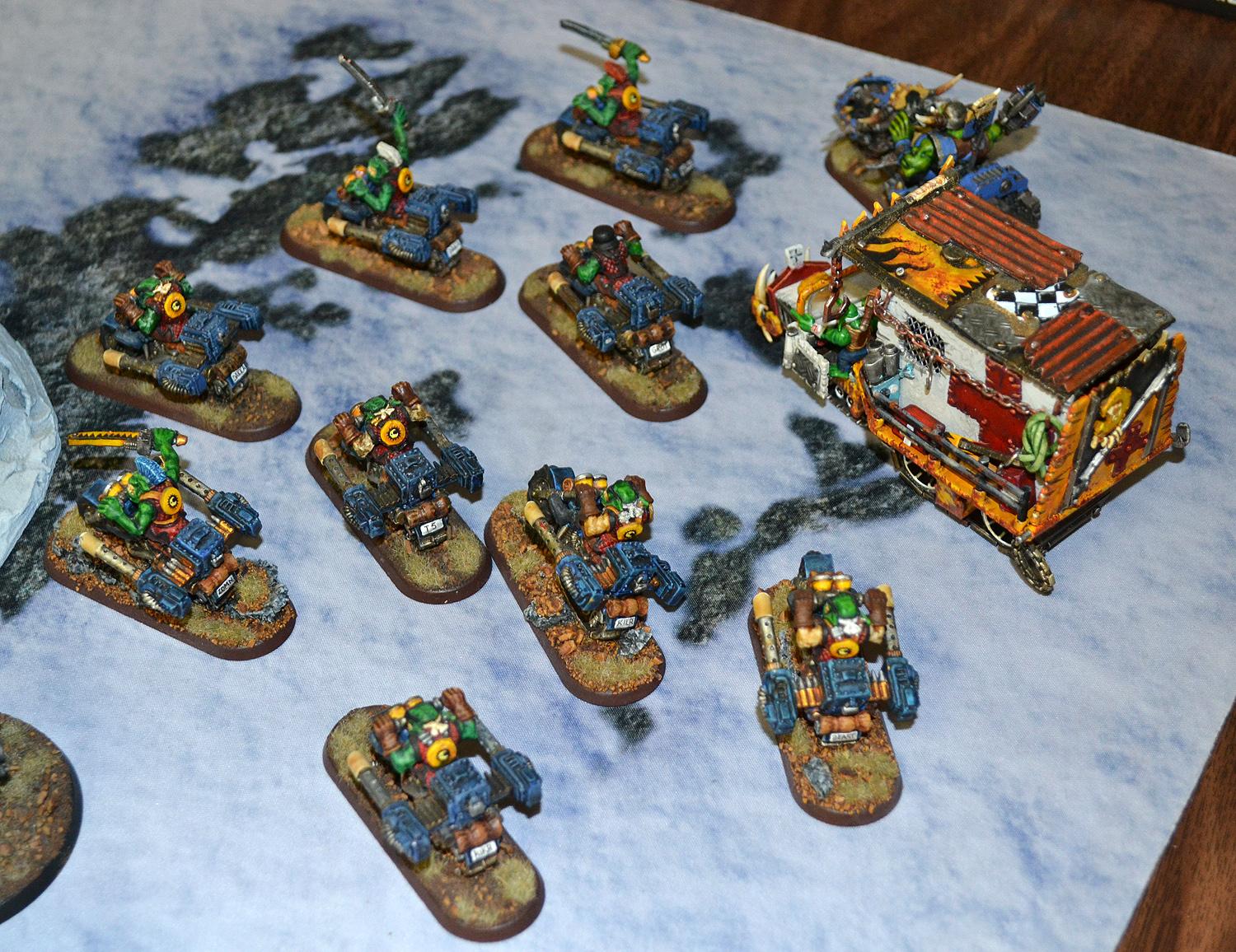 Ambulance, Bad Moons, Orks, Warbikers, Warhammer 40,000
