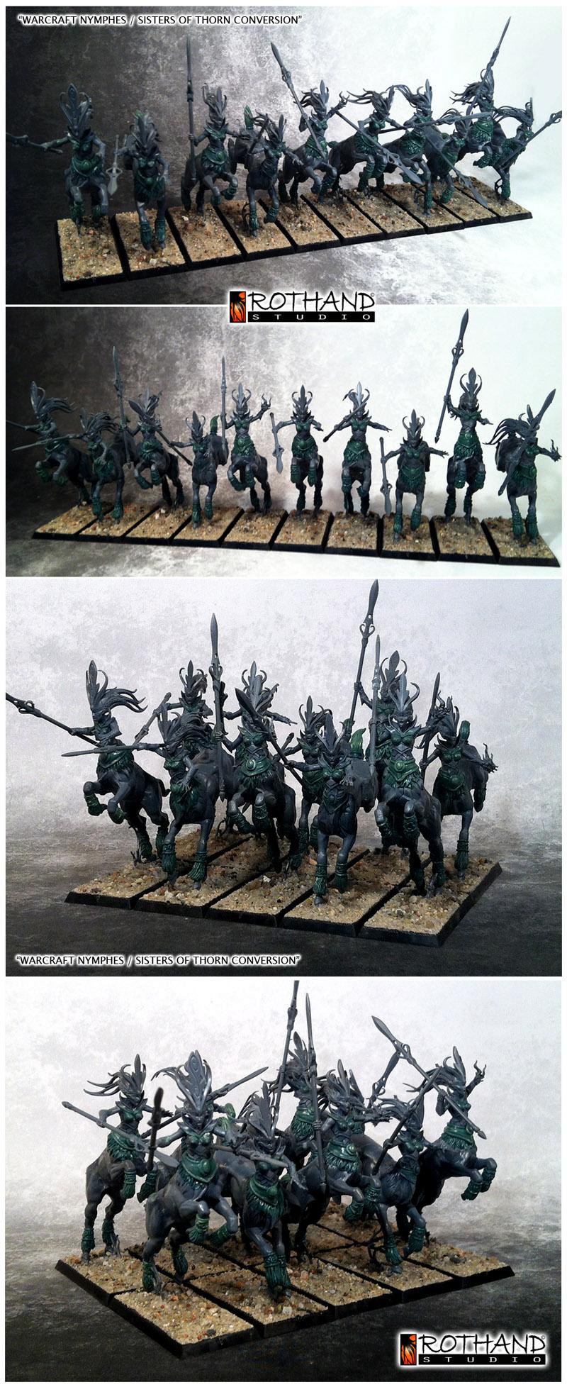 Battle, Commission, Rothand, Sisters Of Thorn, Studio, Warcraft, Warhammer Fantasy, Wild Riders