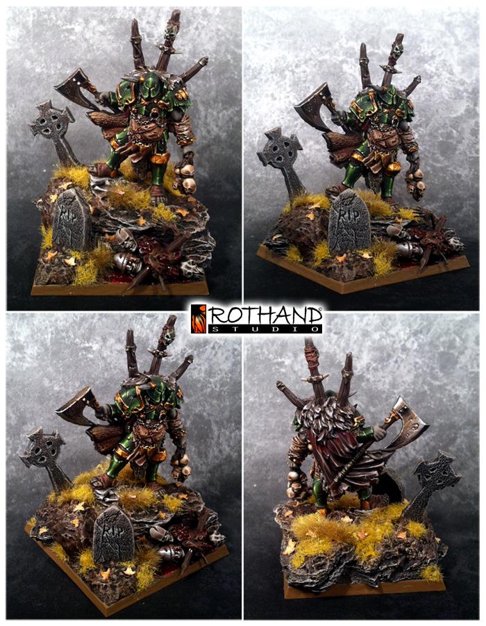 Chaos, Chaos Lord, Lord, Nurgle, Nurgle Lord, Rothand, Warhammer Fantasy, Warriors Of Chaos
