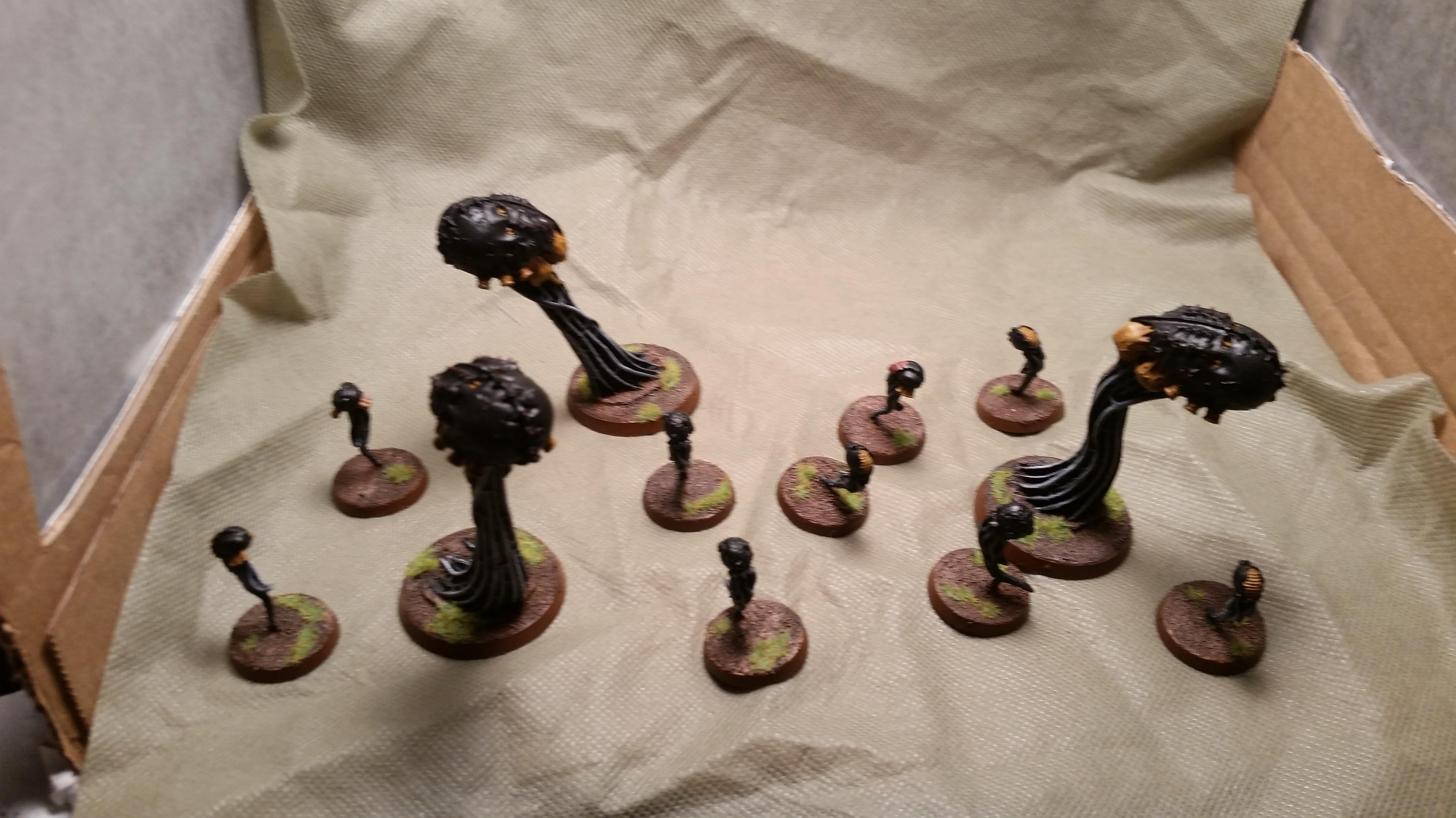 Meiotic spores + 9 spore mines