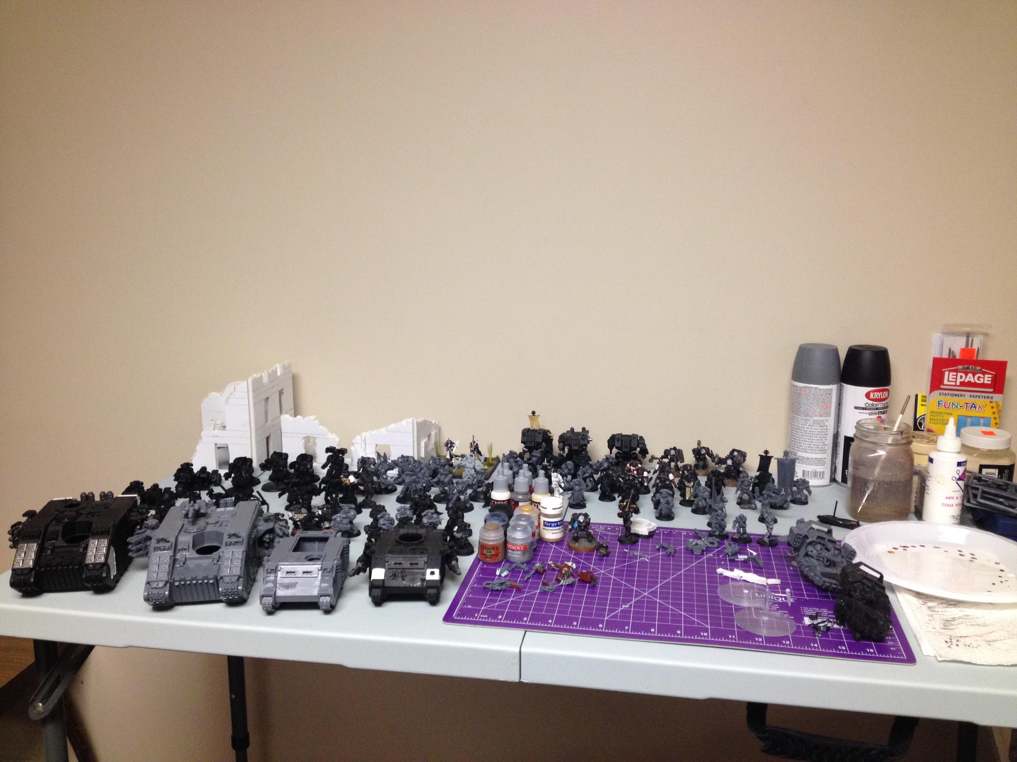 My work in progress marines!