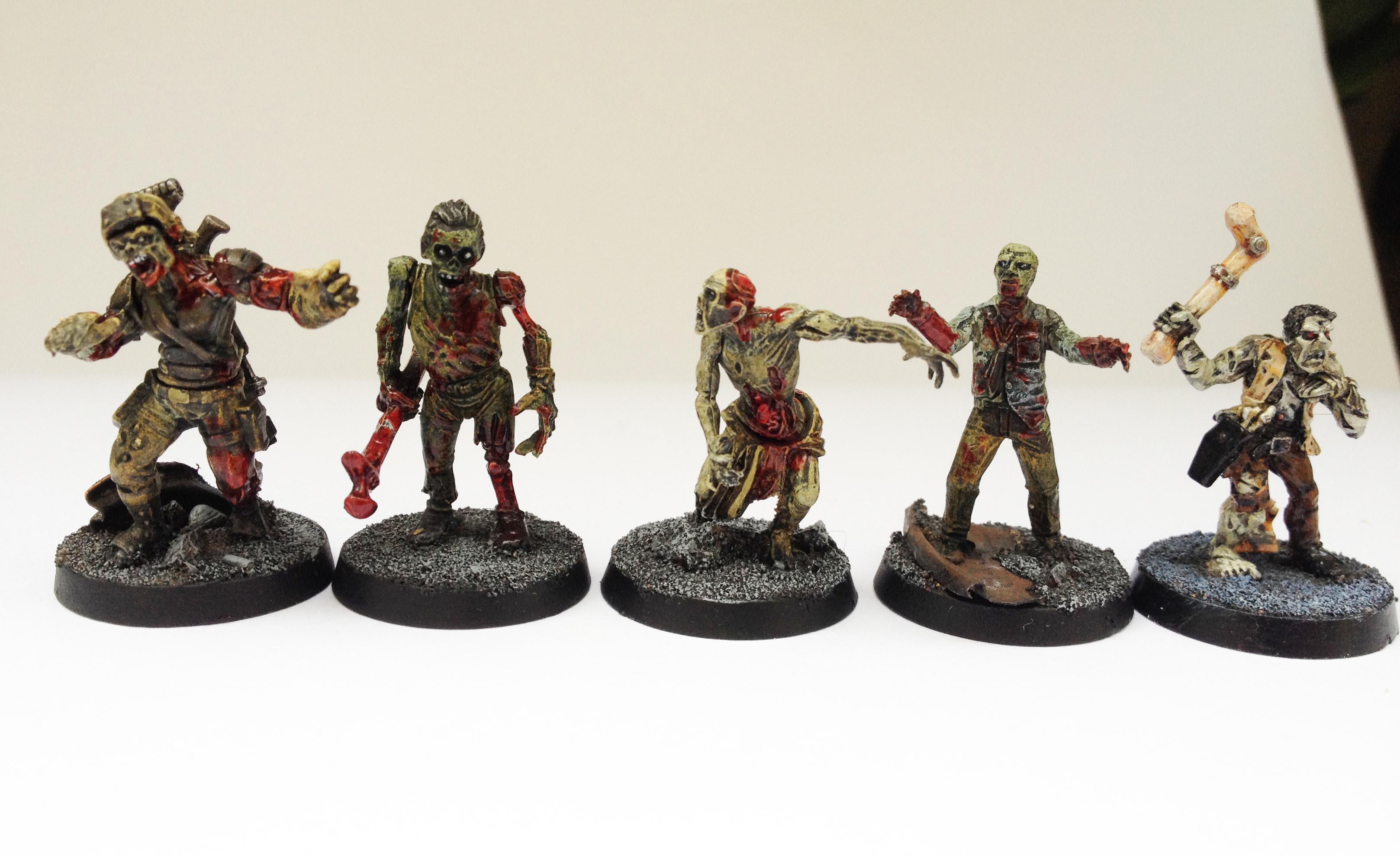 Necromunda, Zombie, Zombie size comparison