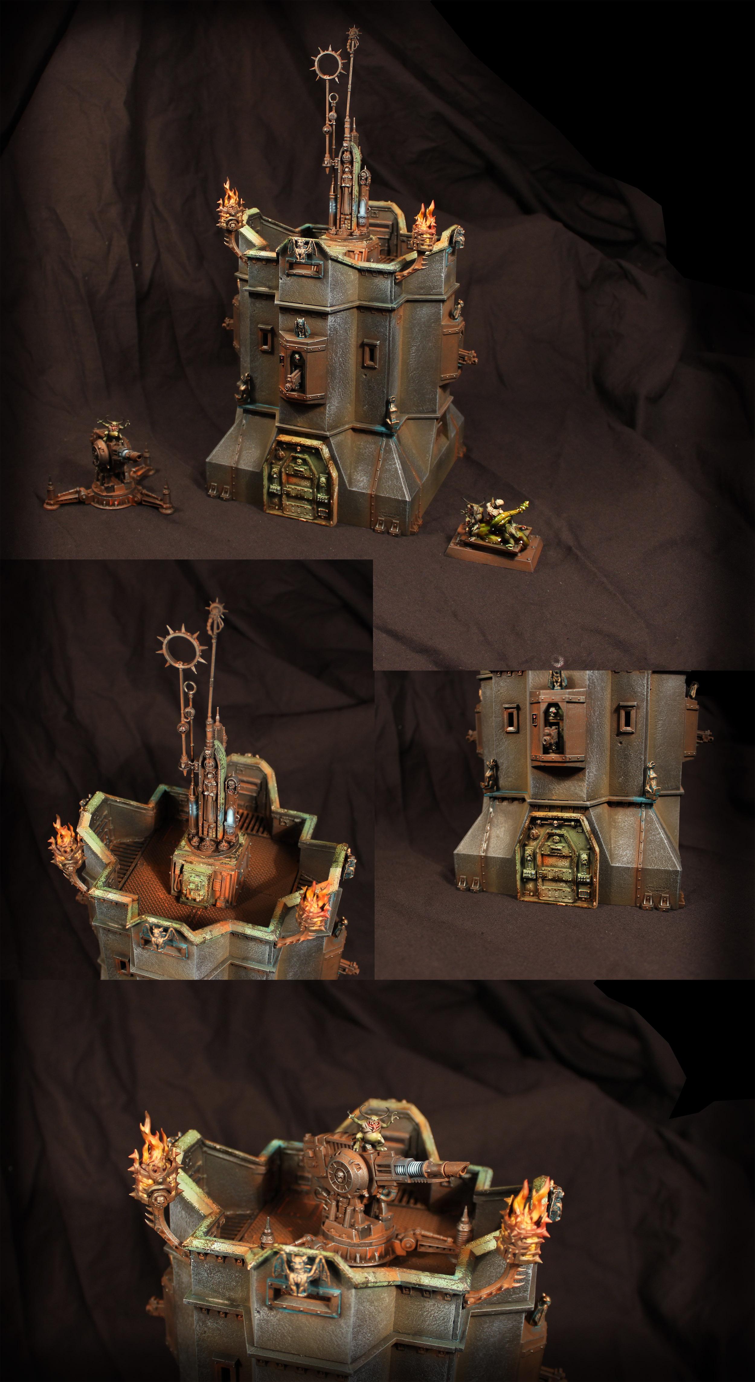Bastion, Chaos, Fortification, Imperial Bastion, Nurgle, Terrain