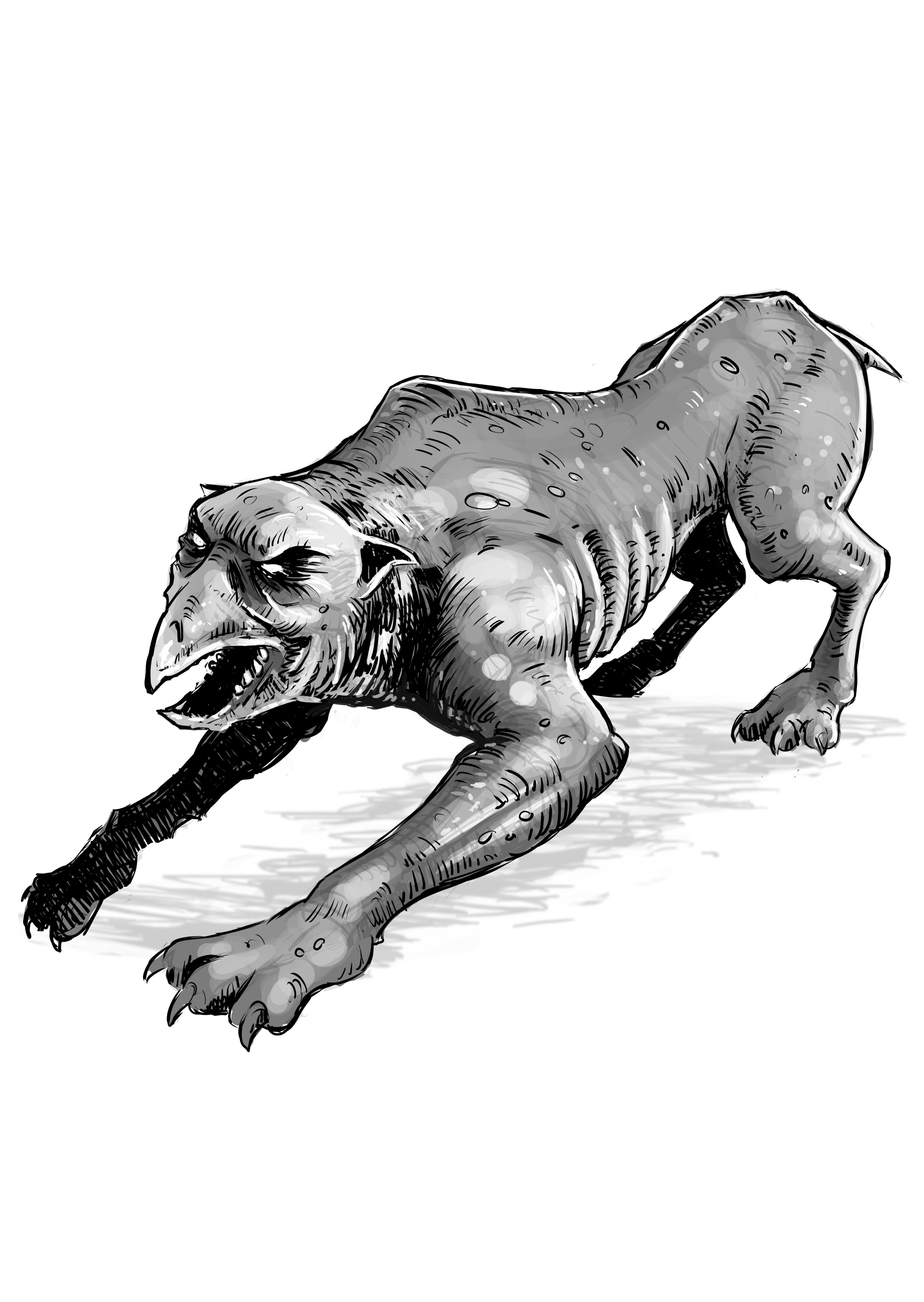 Montauk Monster sketch