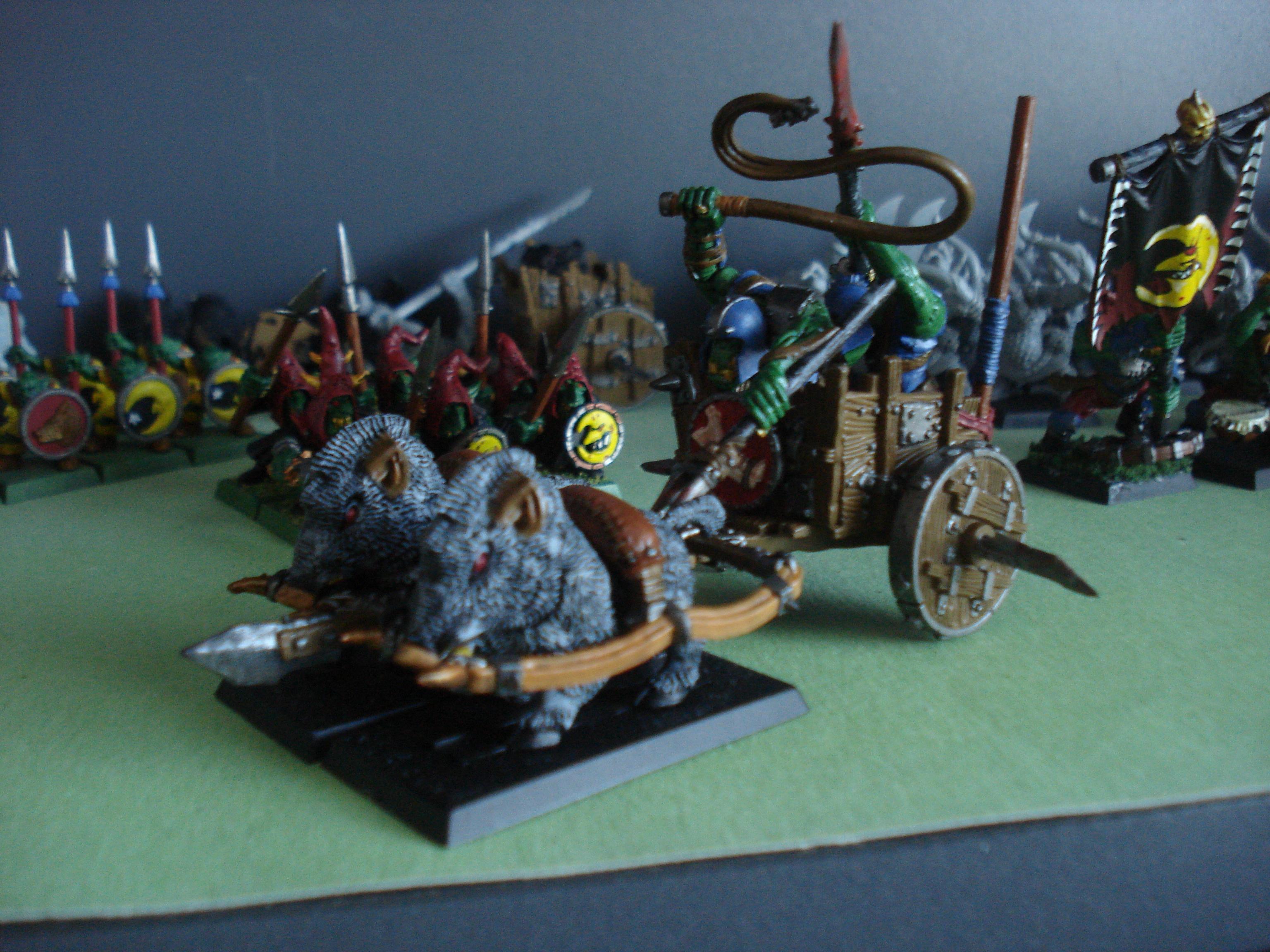 Boars, Orc Chariot, Orcs, Orcs And Goblins, Warhammer Fantasy