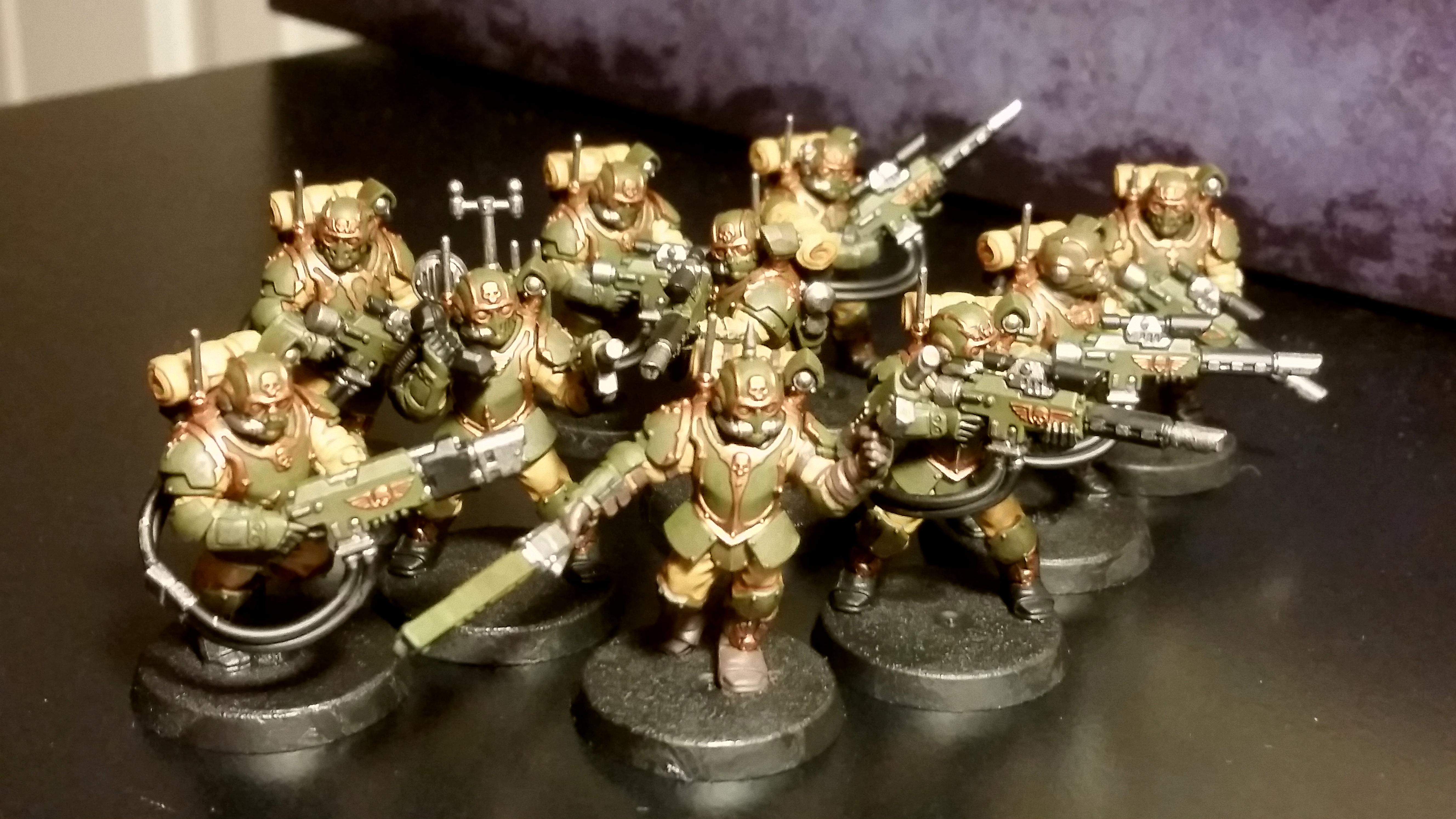 Astra Militarum, Imperial Guard, Kasrkin, Militarum Tempestus, Scions
