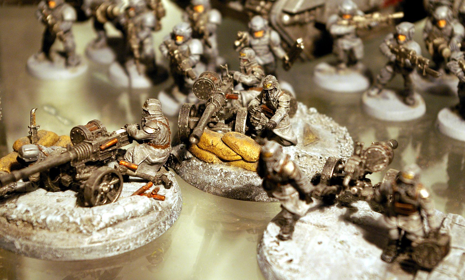 Death Korps Autocannon Teams