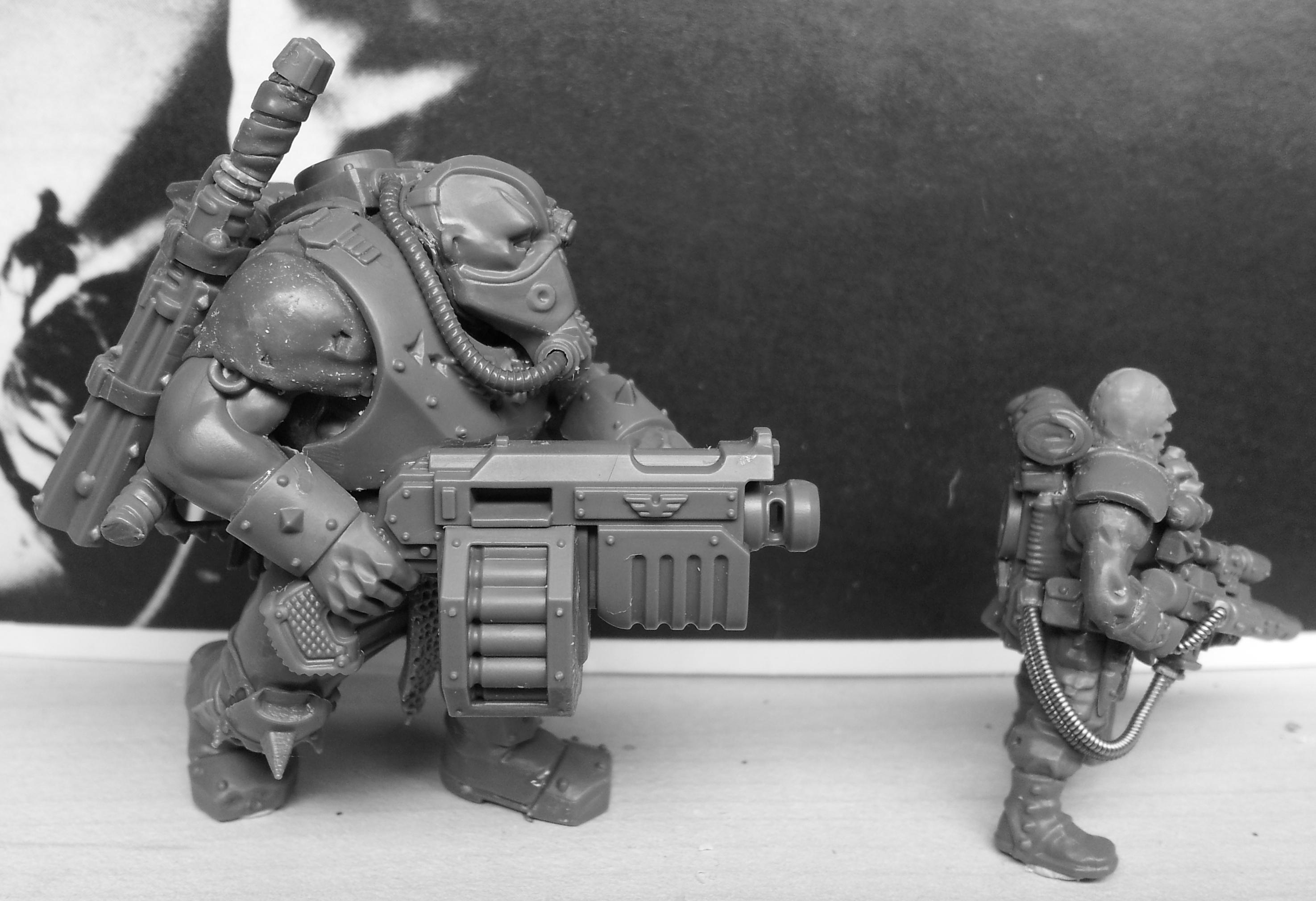 Inq28, Inquisitor, Mercenary, Ogryns, Warhammer 40,000, Work In Progress