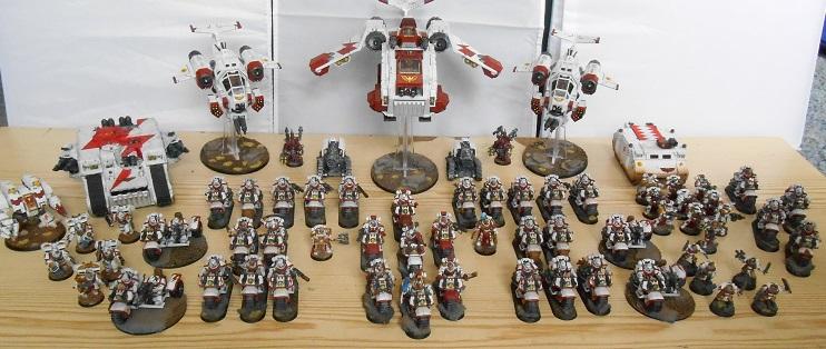 Army, Bike, Finished, Freehand, Land Raider, Space Marines, Sternguard, Stormraven, Stormtalon, Weathered, White, White Scars