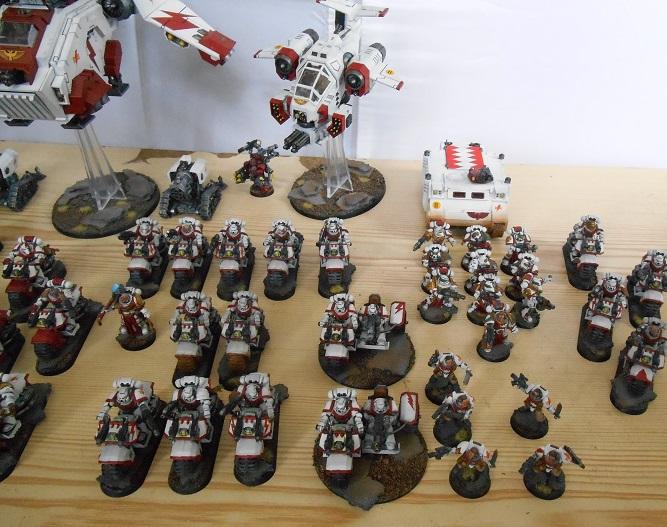 Army, Bike, Finished, Freehand, Land Raider, Space Marines, Sternguard, Stormraven, Stormtalon, Weathered, White, White Scars