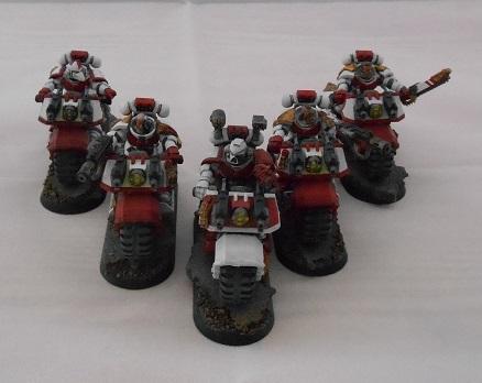 Army, Bike, Command Squad, Finished, Showcase, Space Marines, White Scars