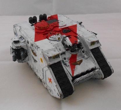 Army, Finished, Freehand, Land Raider, Showcase, Space Marines, Weathered, White Scars
