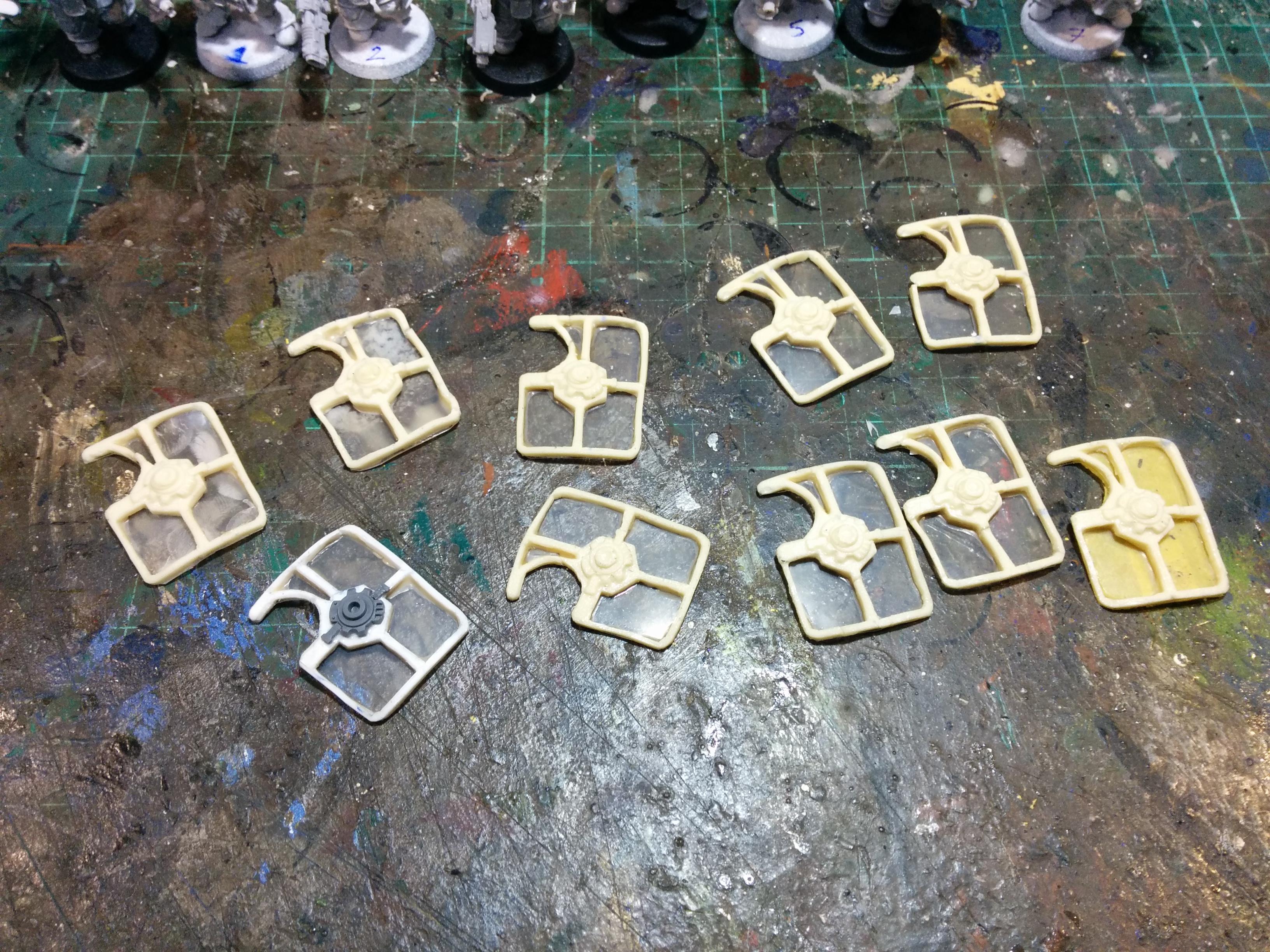 Finished Boarding Shields