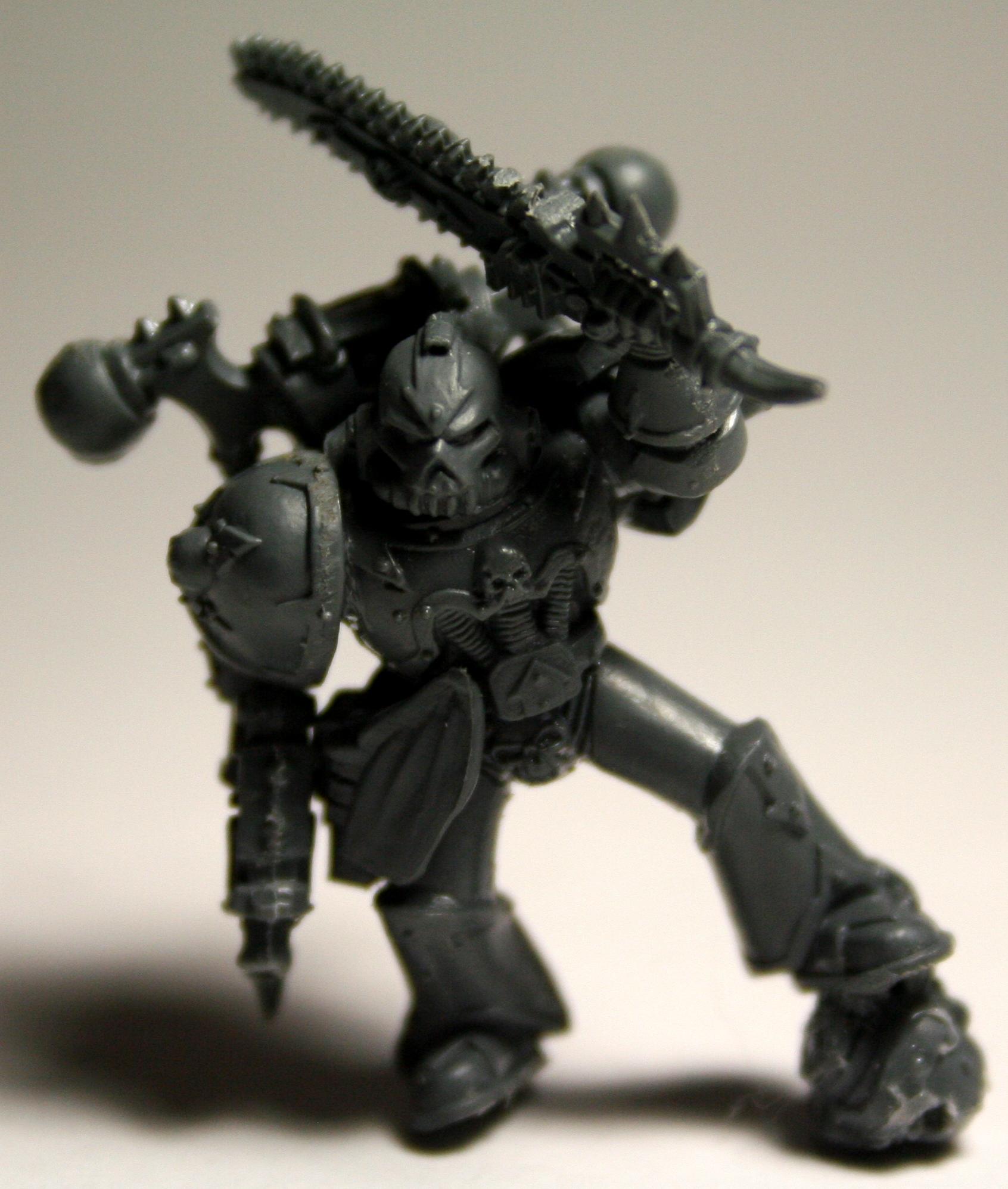 Bullethole, Chaos Space Marines, Tzeentch, Unpainted, Work In Progress