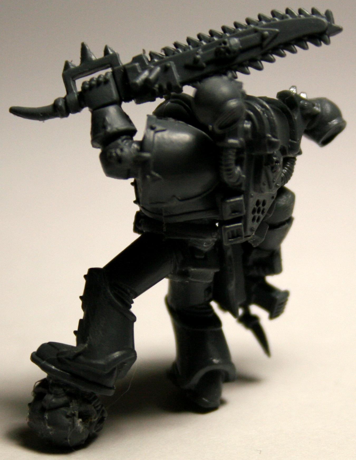 Bullethole, Chaos Space Marines, Tzeentch, Unpainted, Work In Progress