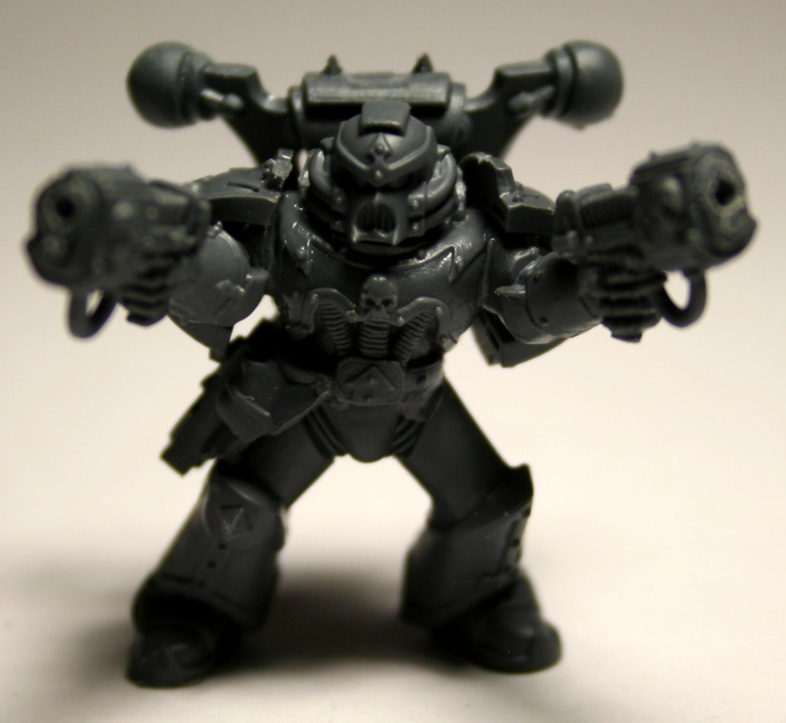 Chaos Space Marines, Plasma, Tzeentch, Unpainted, Work In Progress