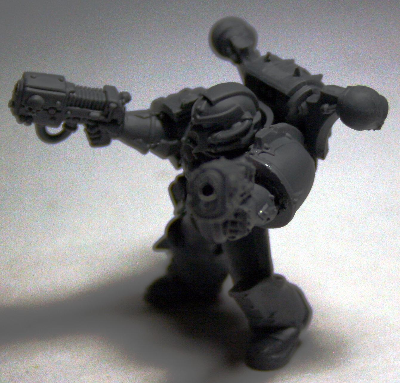 Chaos Space Marines, Plasma, Tzeentch, Unpainted, Work In Progress