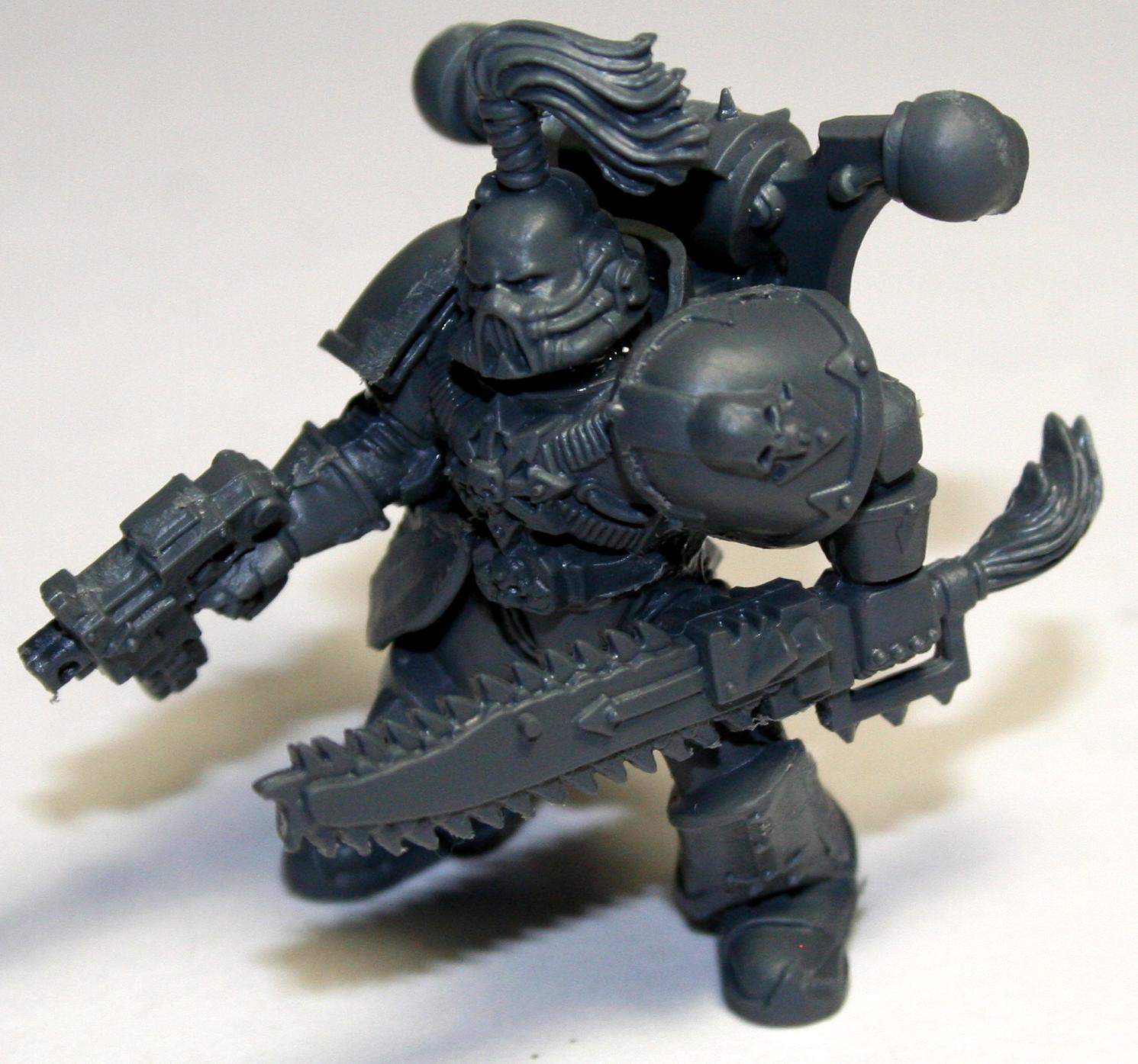 Chaos Space Marines, Tzeentch, Unpainted, Work In Progress
