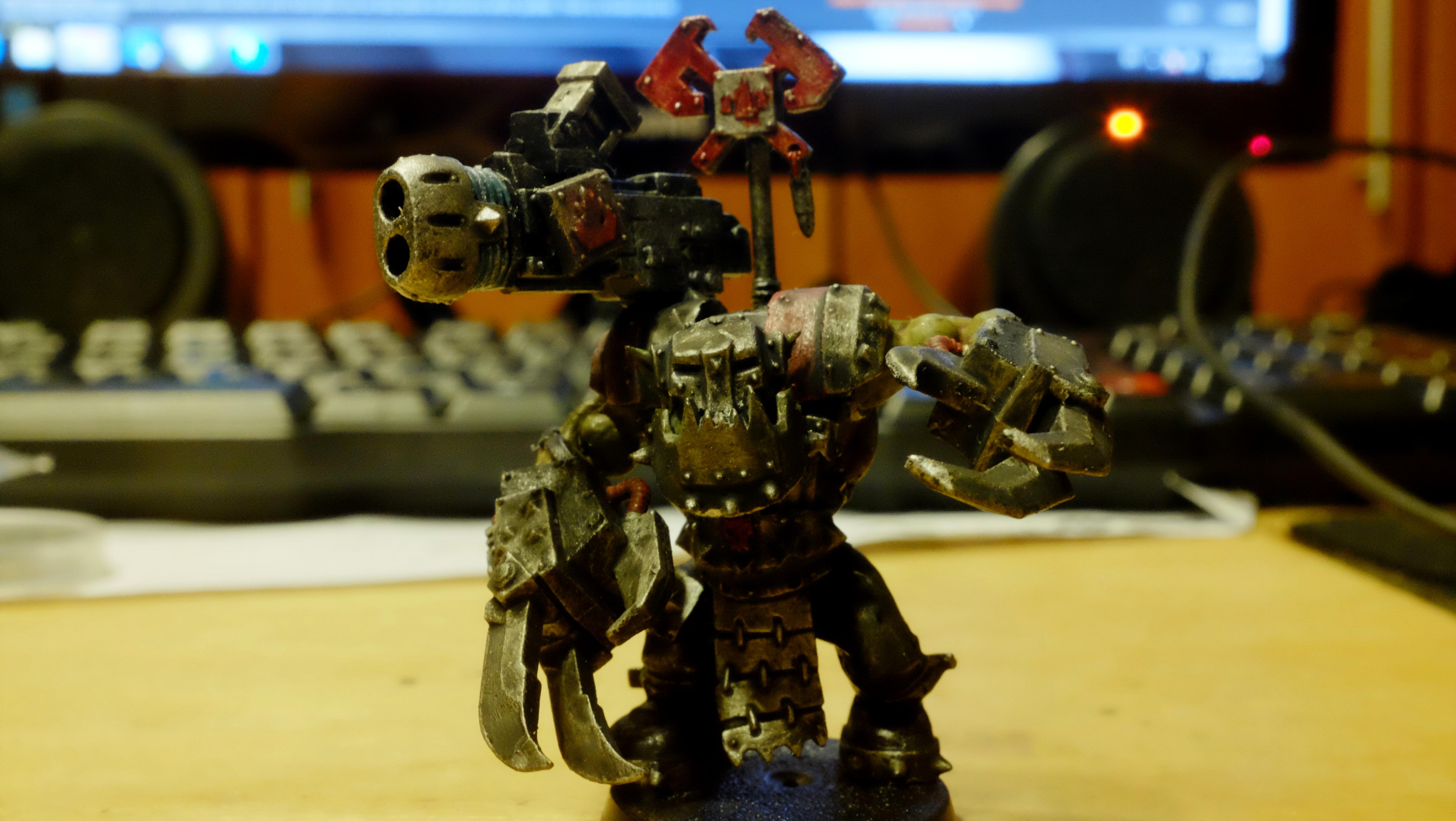 Blood Axe, Heavy Bolter, Kommado, Meltagun, Nob, Orks, Powerclaw