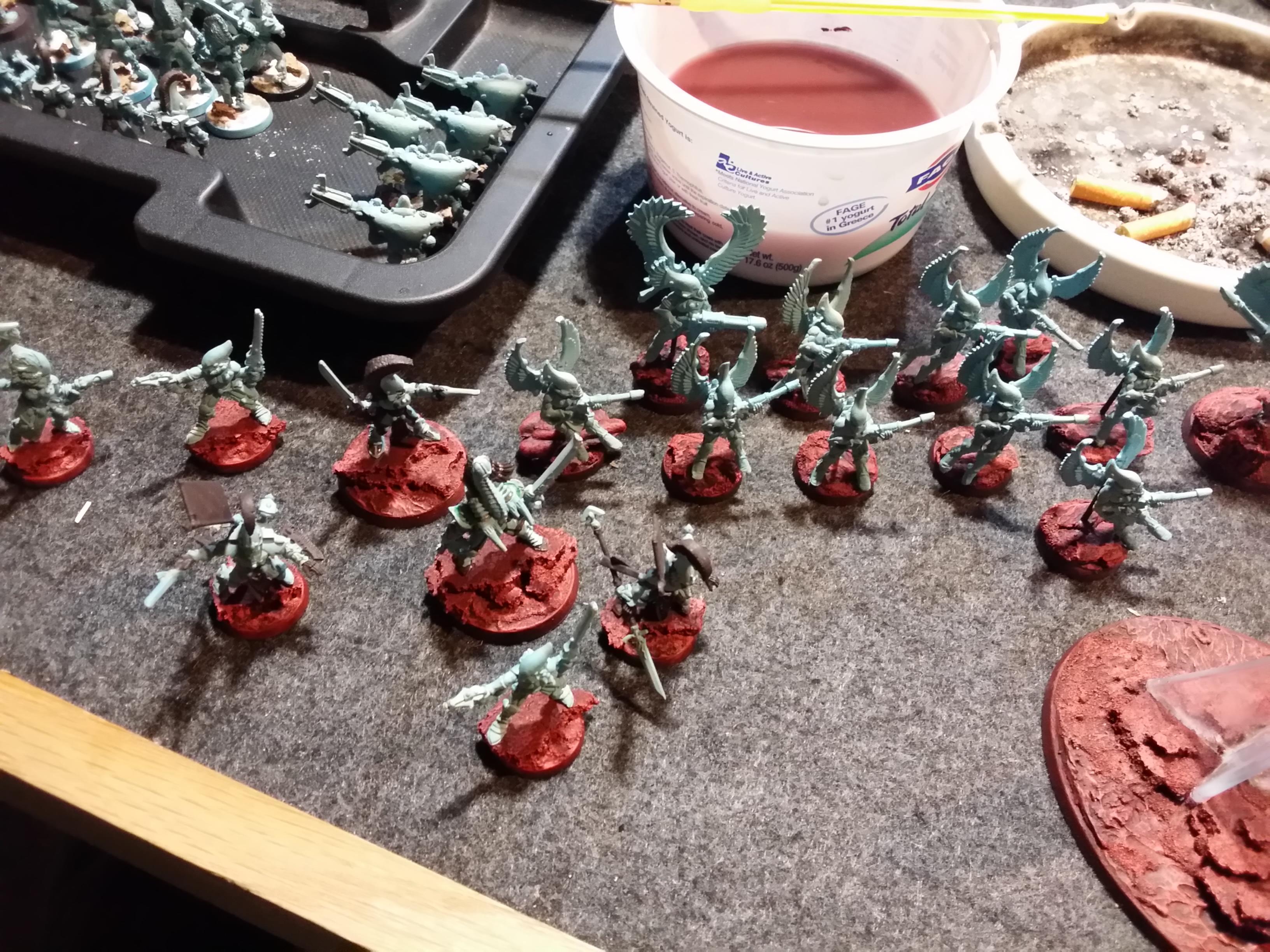 Base, Cork, Eldar, Orange Highlights Completed