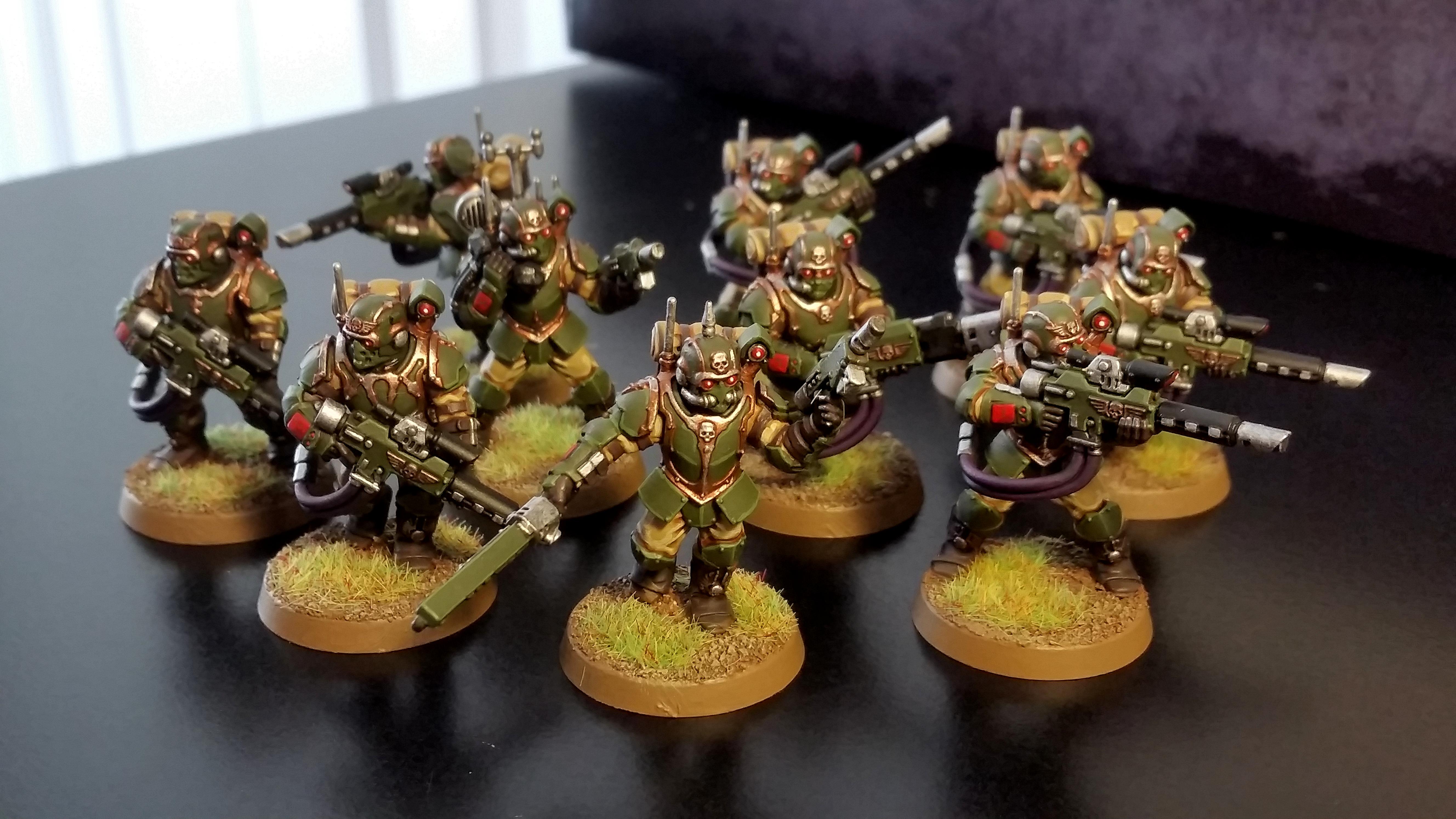 Astra Militarum, Imperial Guard, Kasrkin, Militarum Tempestus, Scions