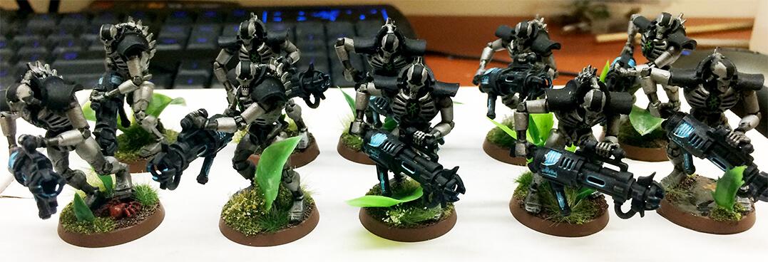 Jungle, Necrons, Immortal Squad 1