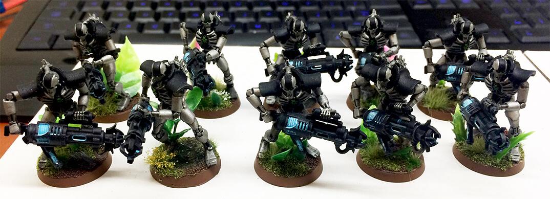 Jungle, Necrons, Immortal Squad 2