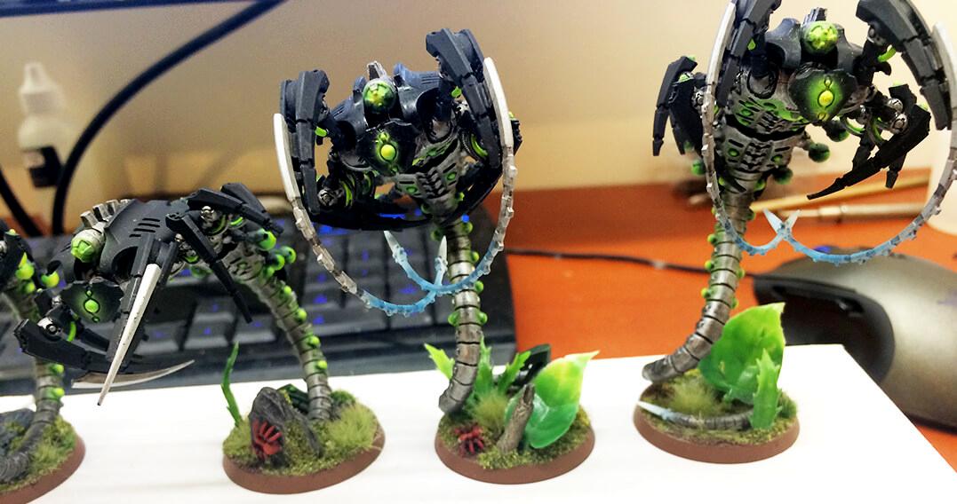 Jungle, Necrons, Wraiths 1